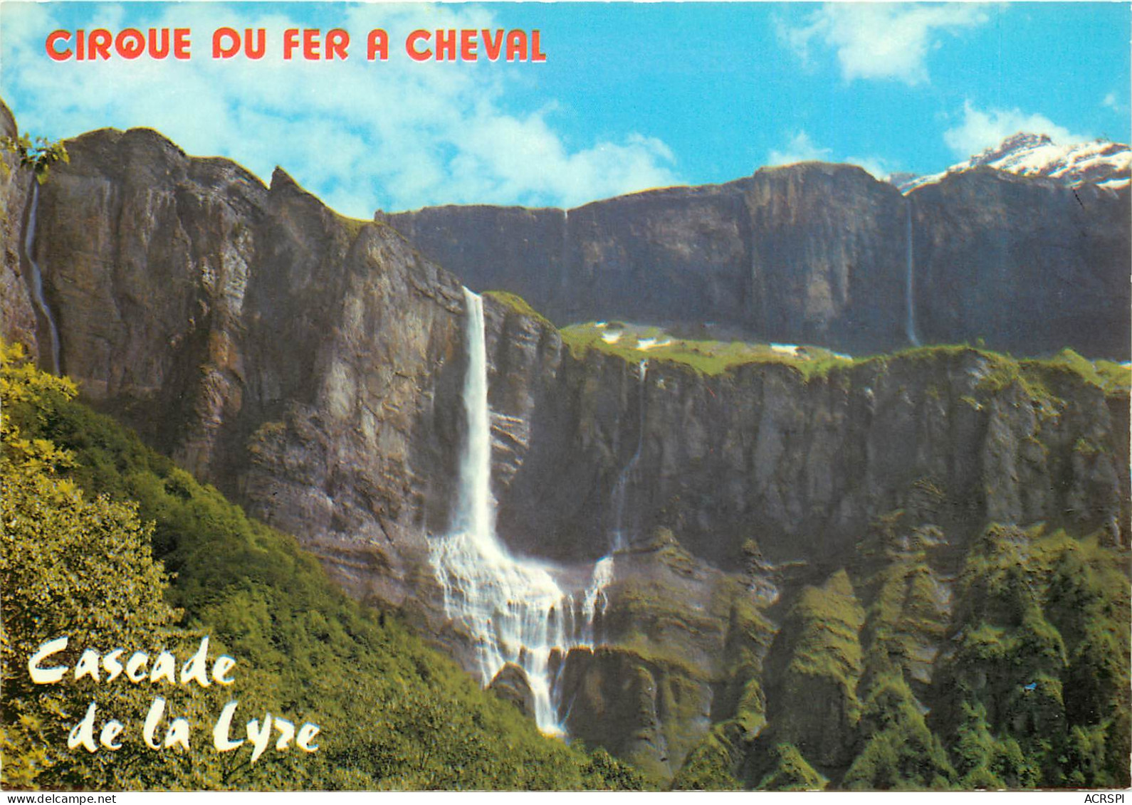 LE CIRQUE DU FER A CHEVAL A SIXT Cascade De La Lyre 22(scan Recto-verso) MD2574 - Sixt-Fer-à-Cheval