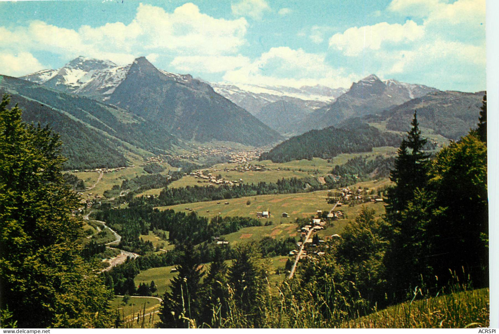 MORZINE Vue Generale Vallee De Morzine Pointe De Nyons 5(scan Recto-verso) MD2576 - Morzine