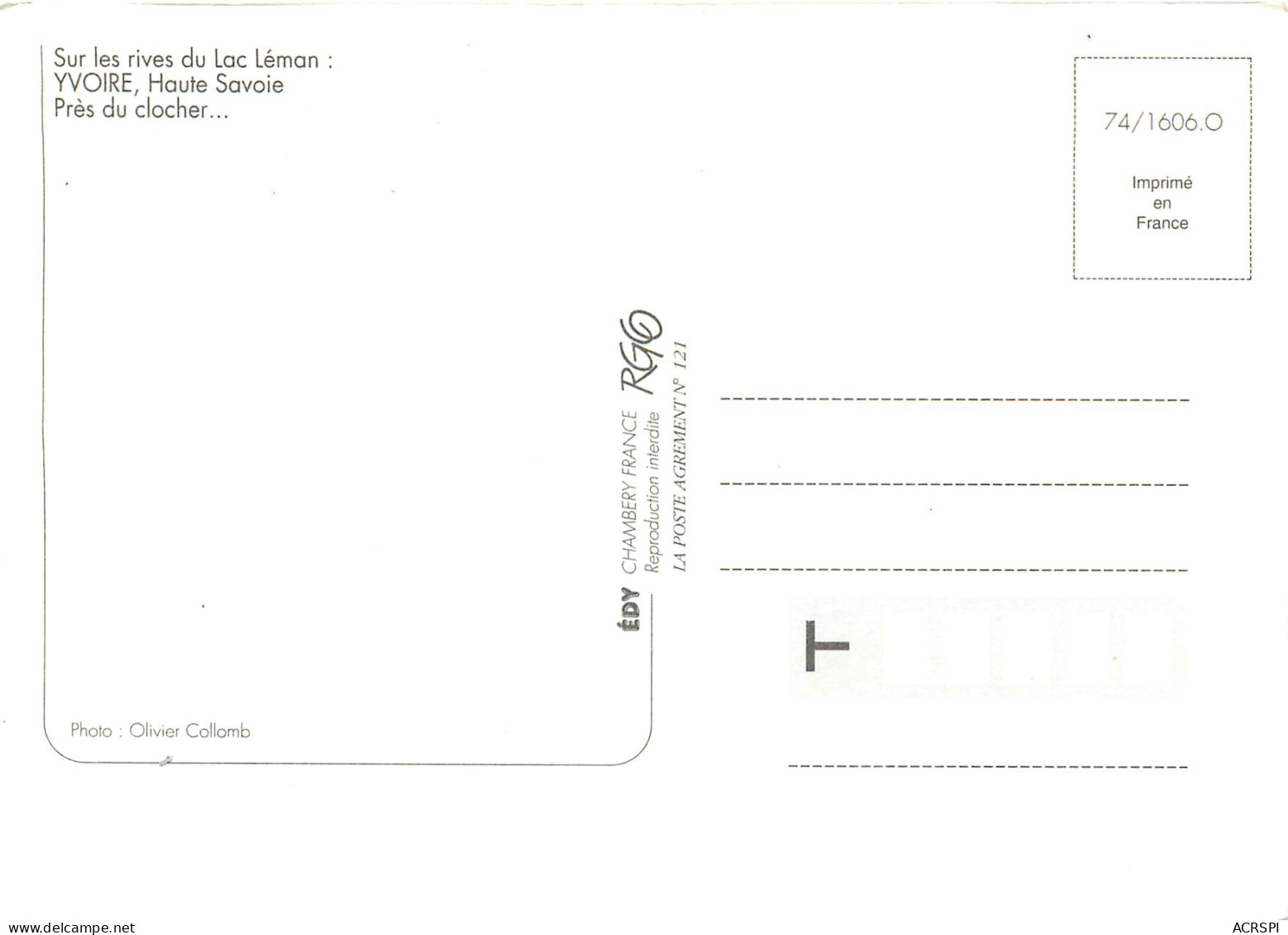 YVOIRE Pres Du Clocher 10(scan Recto-verso) MD2576 - Yvoire