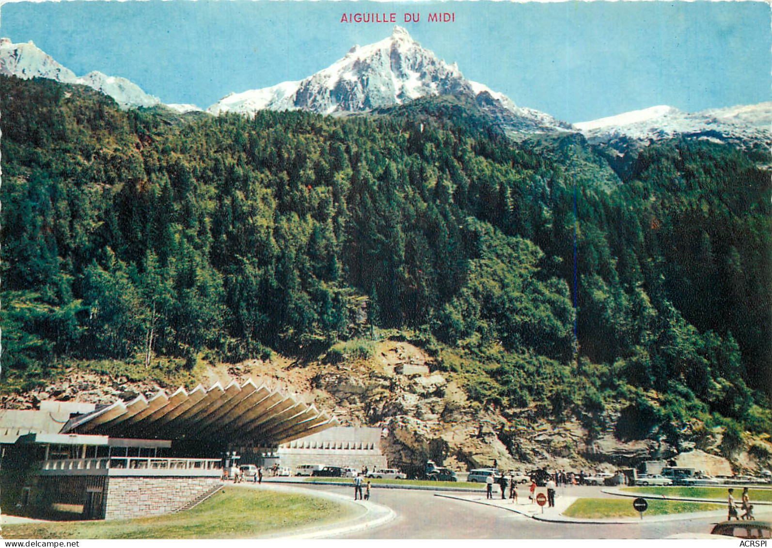 CHAMONIX MONT BLANC Entree Du Tunnel Du Mont Blanc Et L Aiguille Du Midi 3(scan Recto-verso) MD2577 - Chamonix-Mont-Blanc
