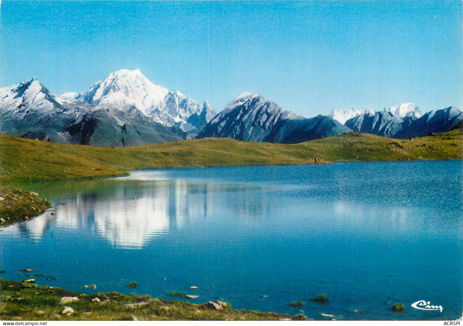 Le Mont Blanc Se Mirant Dans Un Lac De Haute Montagne 4(scan Recto-verso) MD2577 - Chamonix-Mont-Blanc