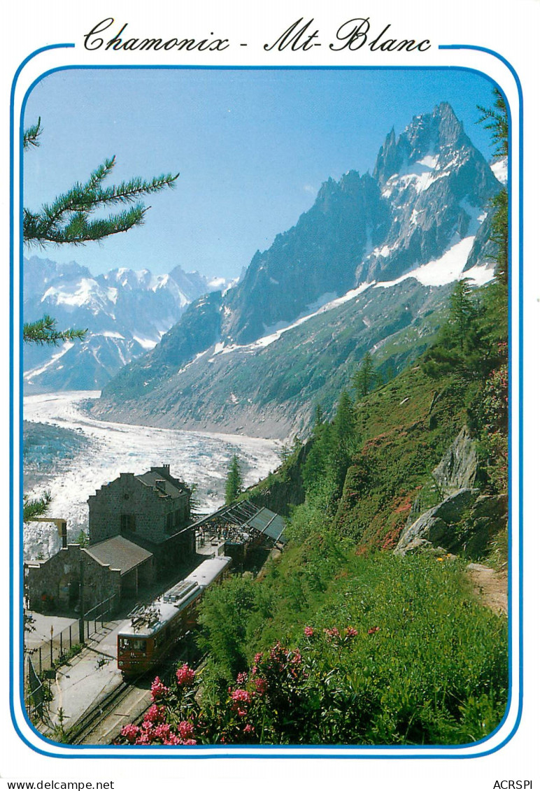 CHAMONIX MONT BLANC Grae Superieure Du Train Du Pontenvers La Mer De Glace Et Le Grepon 14(scan Recto-verso) MD2577 - Chamonix-Mont-Blanc