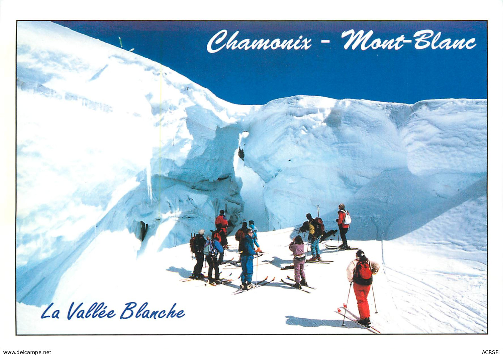 CHAMONIX Mont Blanc Paysage De Seracs Dans La Vallee Blanche16(scan Recto-verso) MD2579 - Chamonix-Mont-Blanc