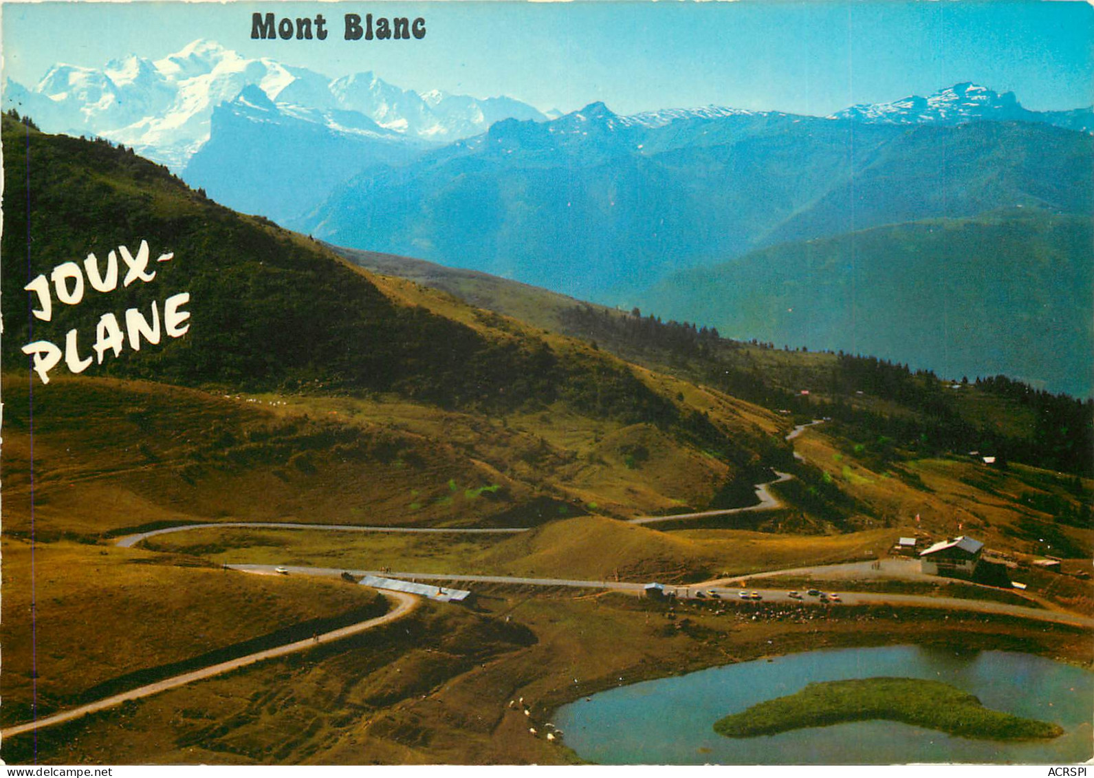 LE LAC DE JOUX PLANE Et Le Massif Du Mont Blanc 4(scan Recto-verso) MD2580 - Autres & Non Classés