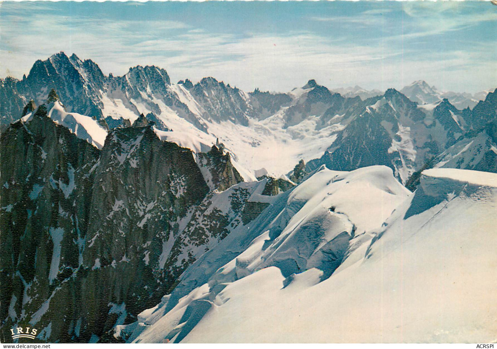 CHAMONIX MONT BLANC Telepherique De L Aiguille Du Midi Le Plus Haut Du Monde 24(scan Recto-verso) MD2580 - Chamonix-Mont-Blanc