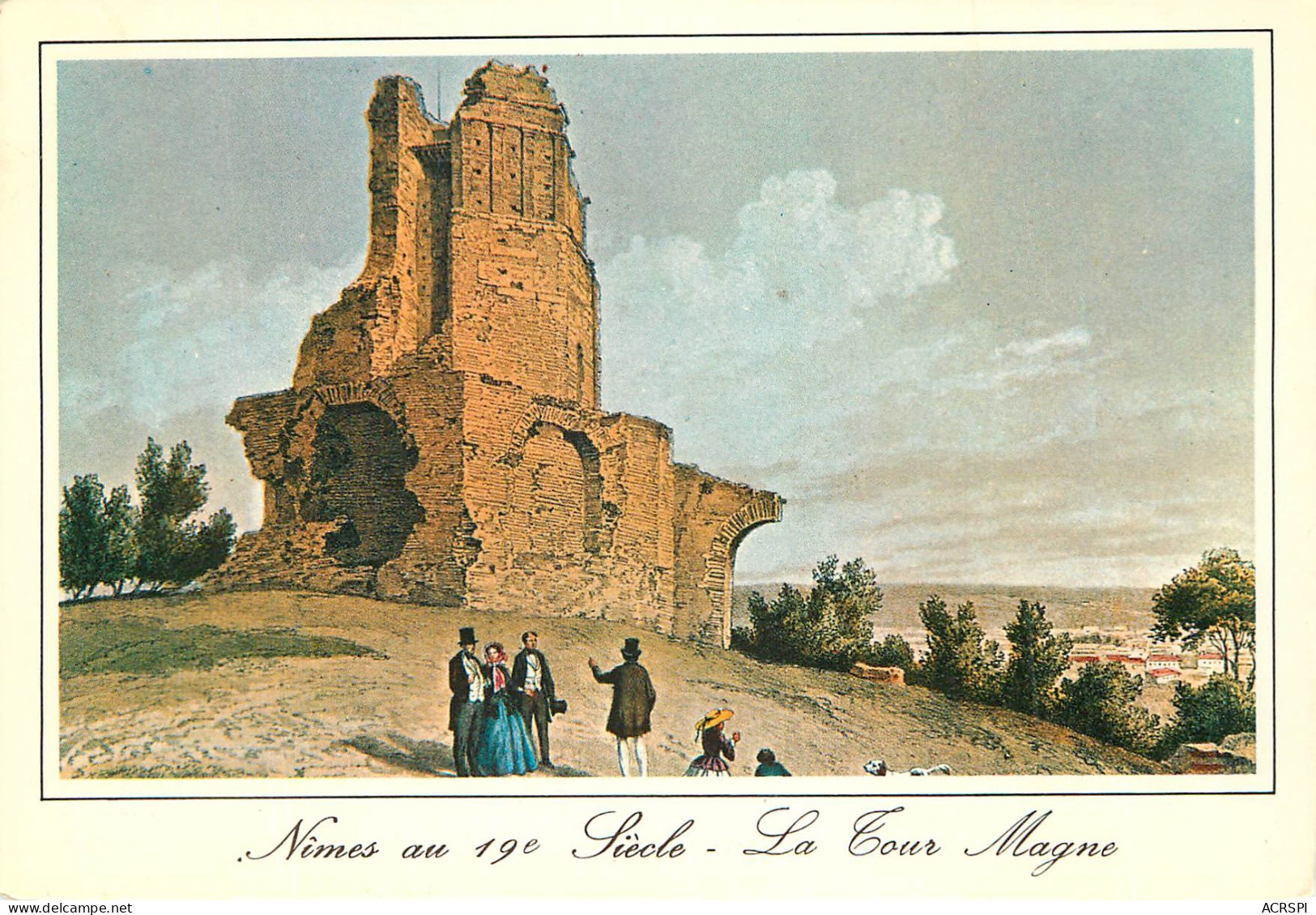 NIMES La Tour Magne D Apres La Frrance D Enos Jours 13(scan Recto-verso) MD2581 - Nîmes