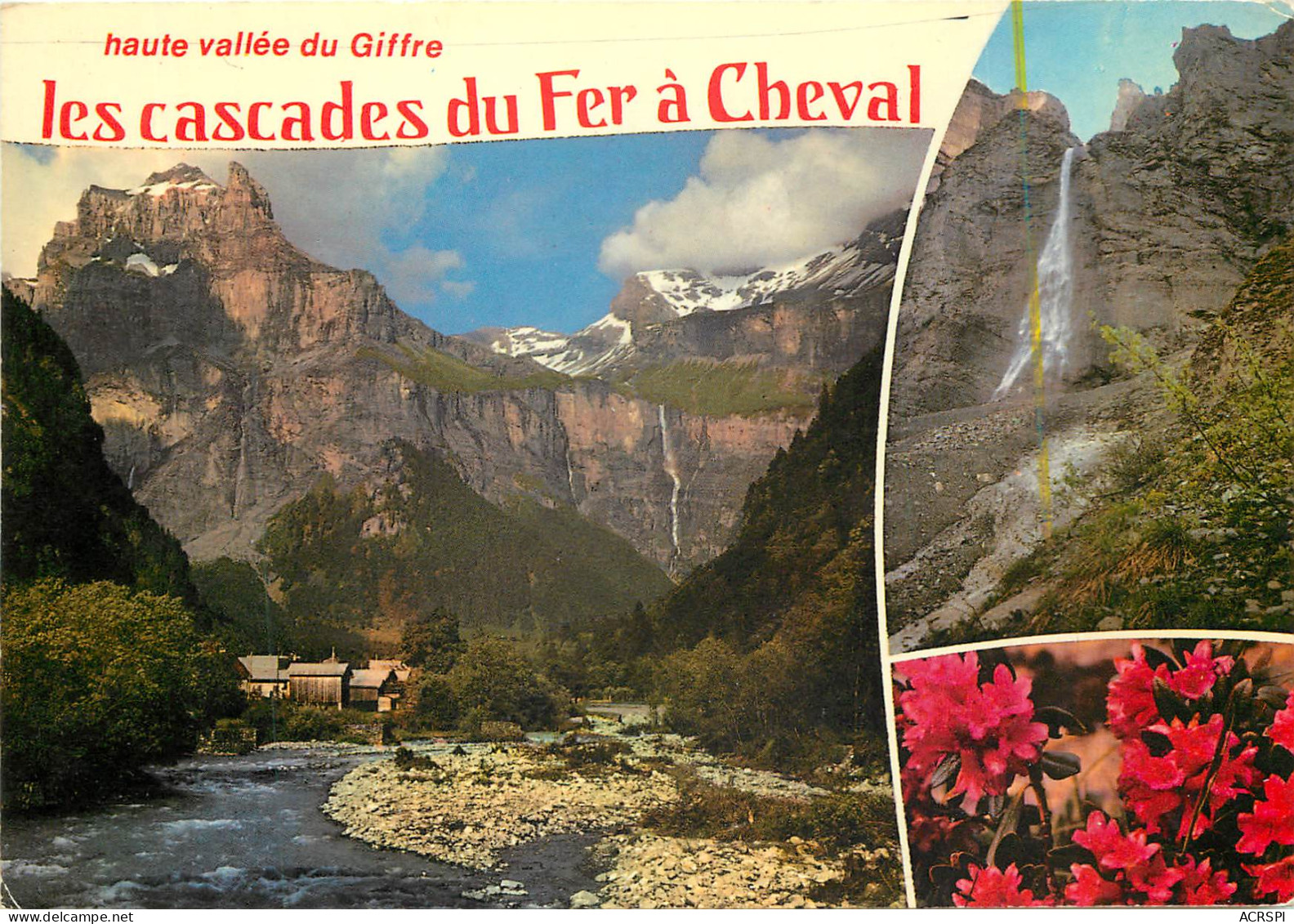LE CIRQUE DU FER A CHEVAL A SIXT Les Cascades 18(scan Recto-verso) MD2581 - Sixt-Fer-à-Cheval