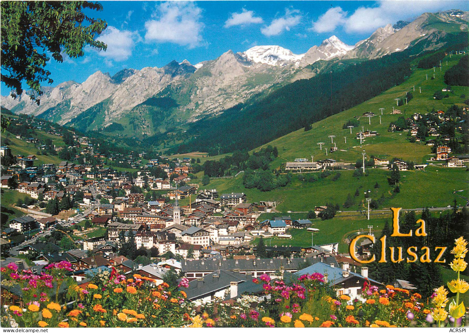 LA CLUSAZ Le Village Et La Chaine Des Aravis 16(scan Recto-verso) MD2582 - La Clusaz