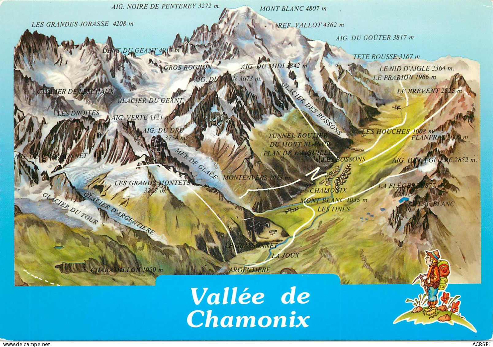 VALLEE DE CHAMONIX MONT BLANC 25(scan Recto-verso) MD2582 - Chamonix-Mont-Blanc