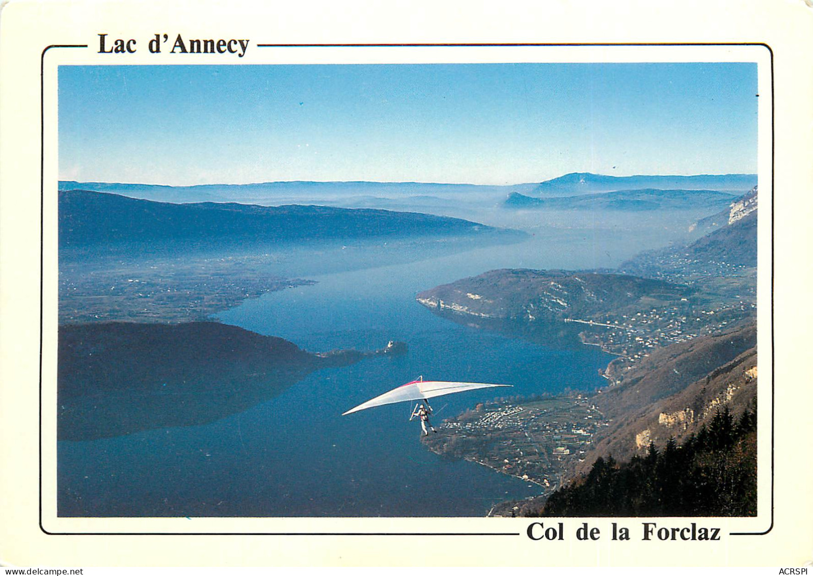 LAC D ANNECY  Col De La Forclaz Depart De Delta 2(scan Recto-verso) MD2583 - Annecy