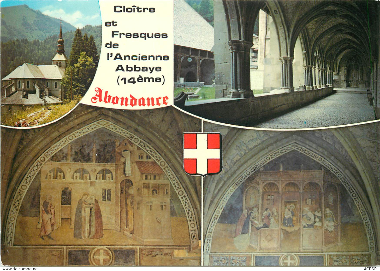 ABONDANCE Cloitre Et Fresques De L Ancienne Abbaye 11(scan Recto-verso) MD2583 - Abondance