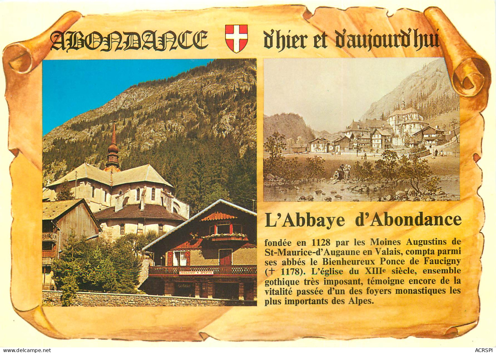 ABONDANCE L Abbaye 14(scan Recto-verso) MD2583 - Abondance