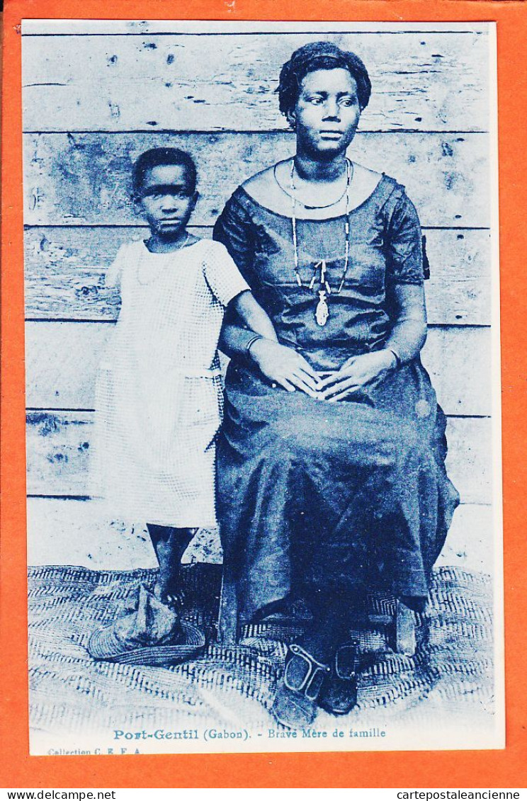 10982 /  Ethnic PORT-GENTIL Gabon (•◡•) Brave Mère De Famille Gabonaise 1910s ◉ Collection CEFA C.E.F.A - Gabón