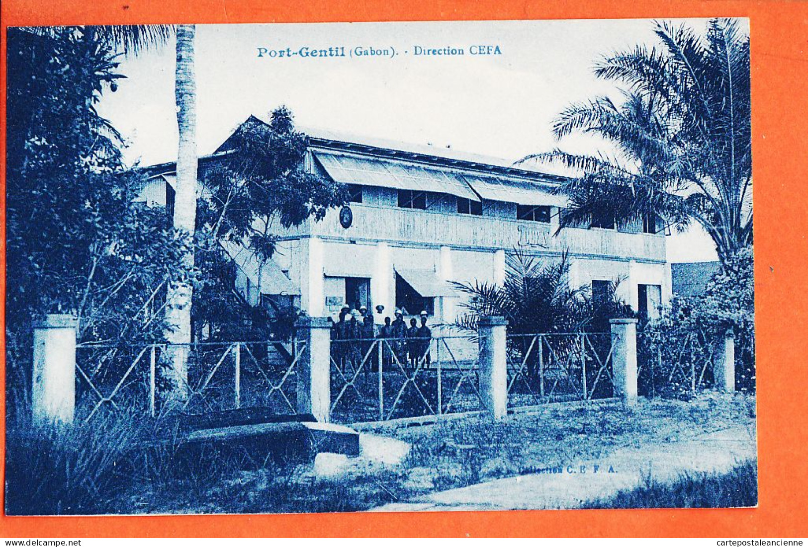 10987 / ⭐ PORT-GENTIL Gabon (•◡•) Direction CEFA Compagnie Exploitations Forestières Africaines 1910s ◉ C.E.F.A - Gabun