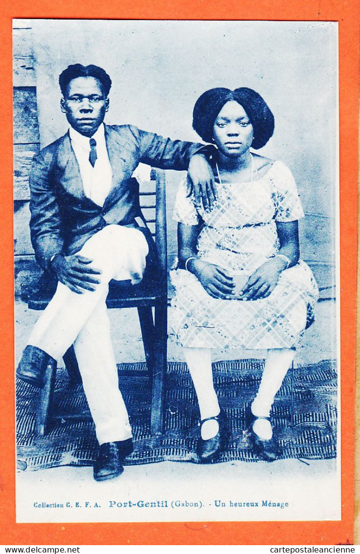 10984 / ♥️ OGOOUE Gabon (•◡•) Jeu Seau Eau Draisine Fête 14 Juillet à LAMBARENE 1910s ◉ Collection CEFA C.E.F.A - Gabun