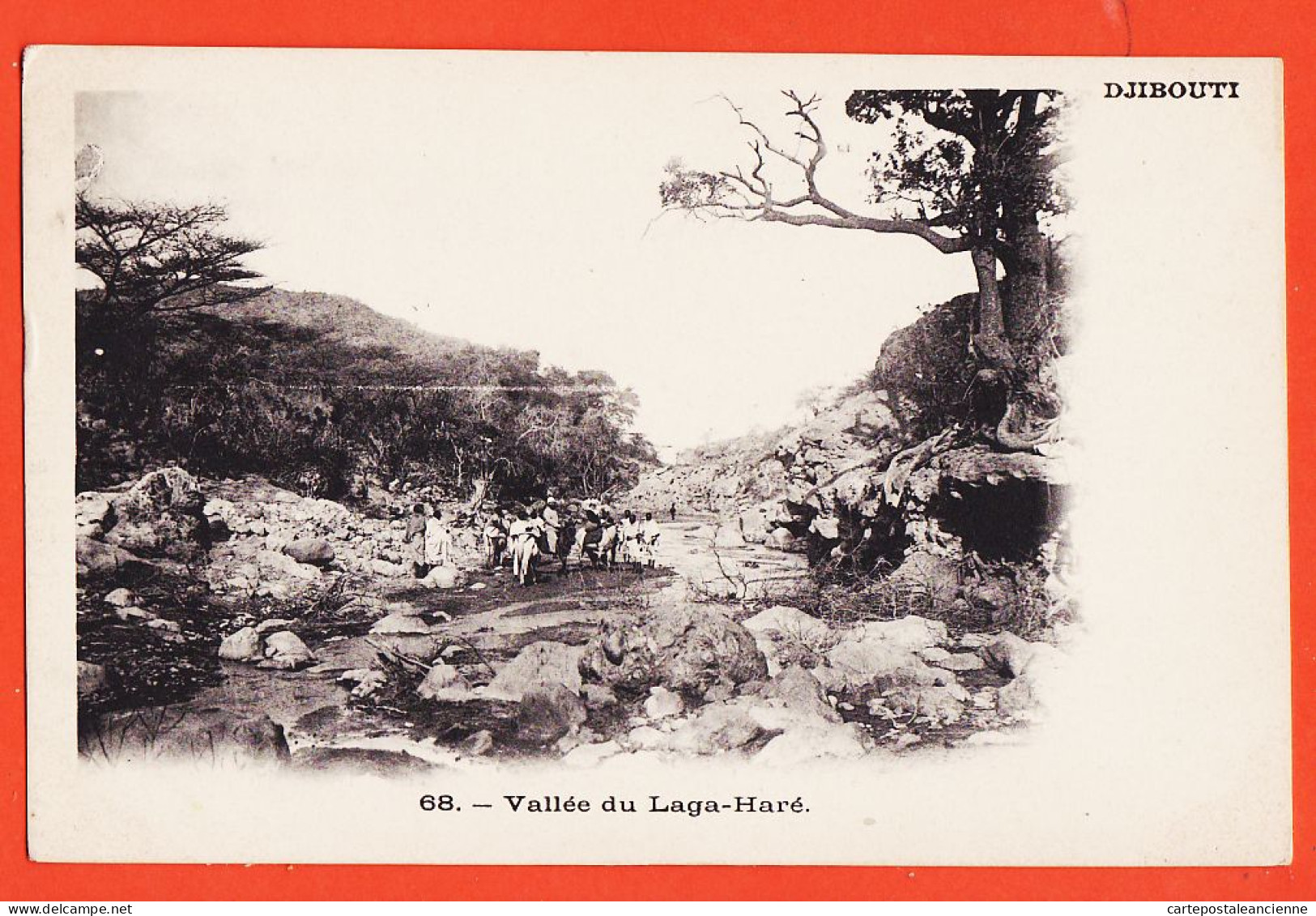 10557 / ⭐ ◉  ( Etat Parfait ) DJIBOUTI Dschibuti Vallée Du LAGA-HARE 1900s - Editeur ? N°68 - Gibuti