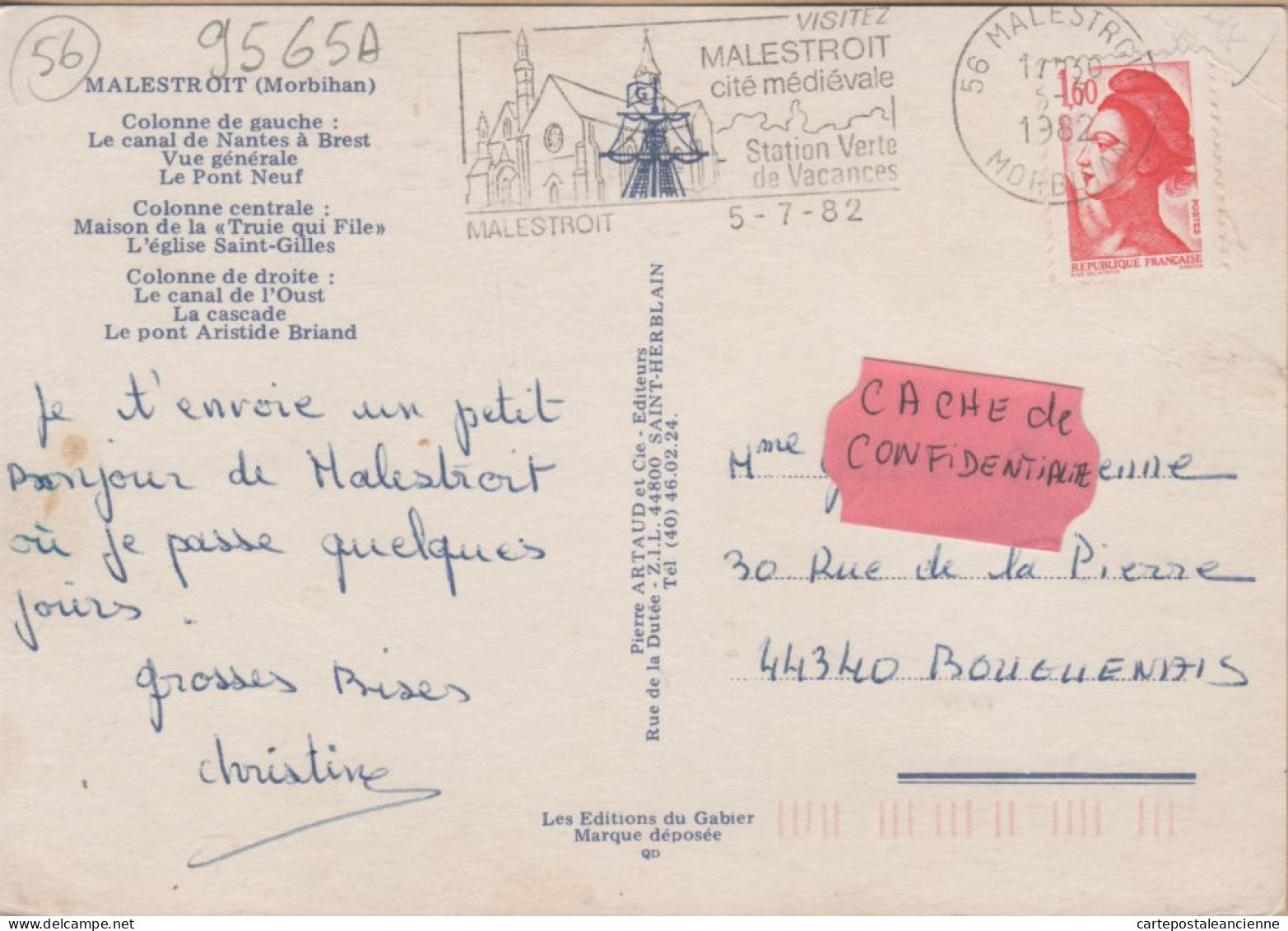 10563 ● LORIENT 56-Morbihan Port Pëche Arsenal Jardin FAOUËDIC Multivues Postée Le 12.04.1968 ¤ ARTAUD N°1 - Lorient