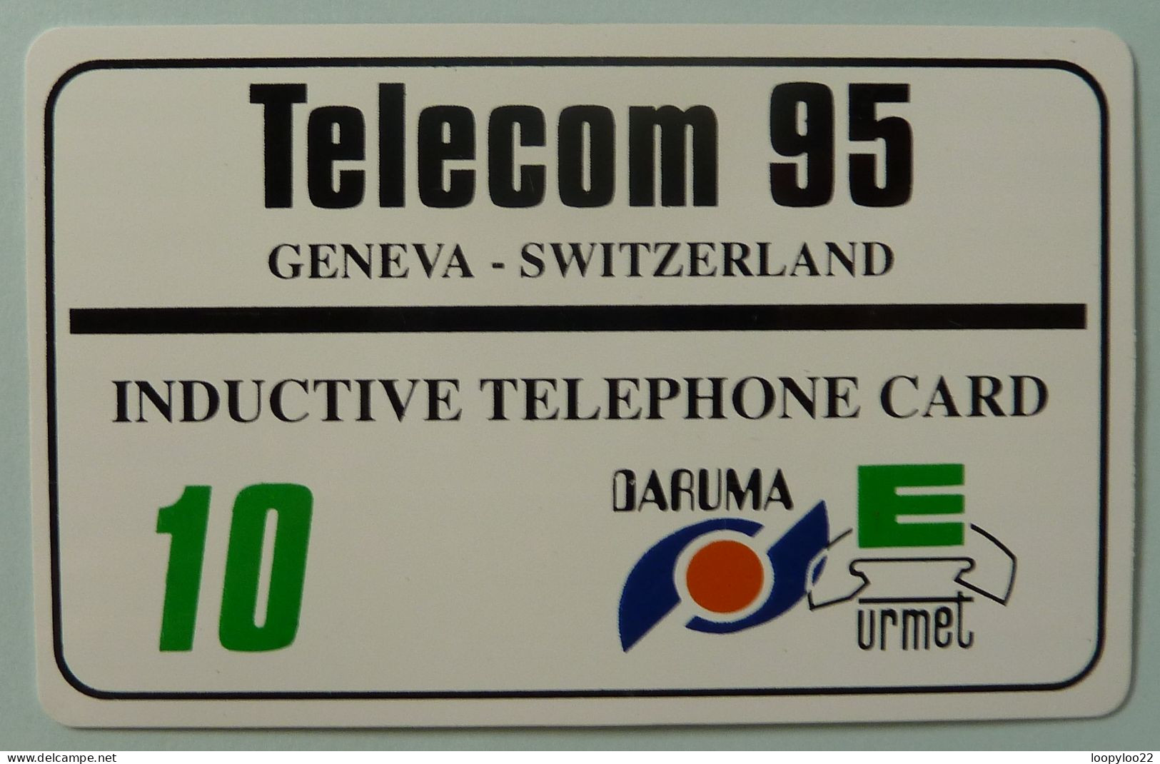 BRASIL / BRAZIL - Inductive TEST - Telecom 95 - Geneva Switzerland - Daruma - Urmet - Brasile