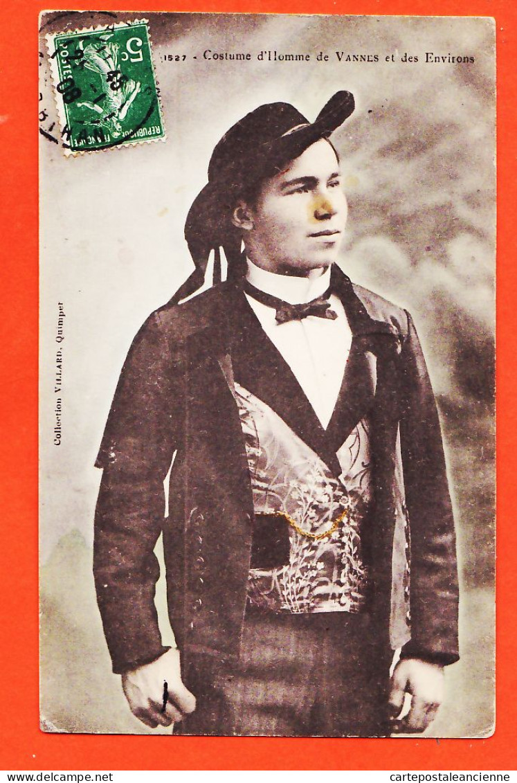 10601 ● VANNES Et Environs 56-Morbihan Costume Homme 1908 à Berthe DINAND Paris /  VILLARD 1527 - Vannes