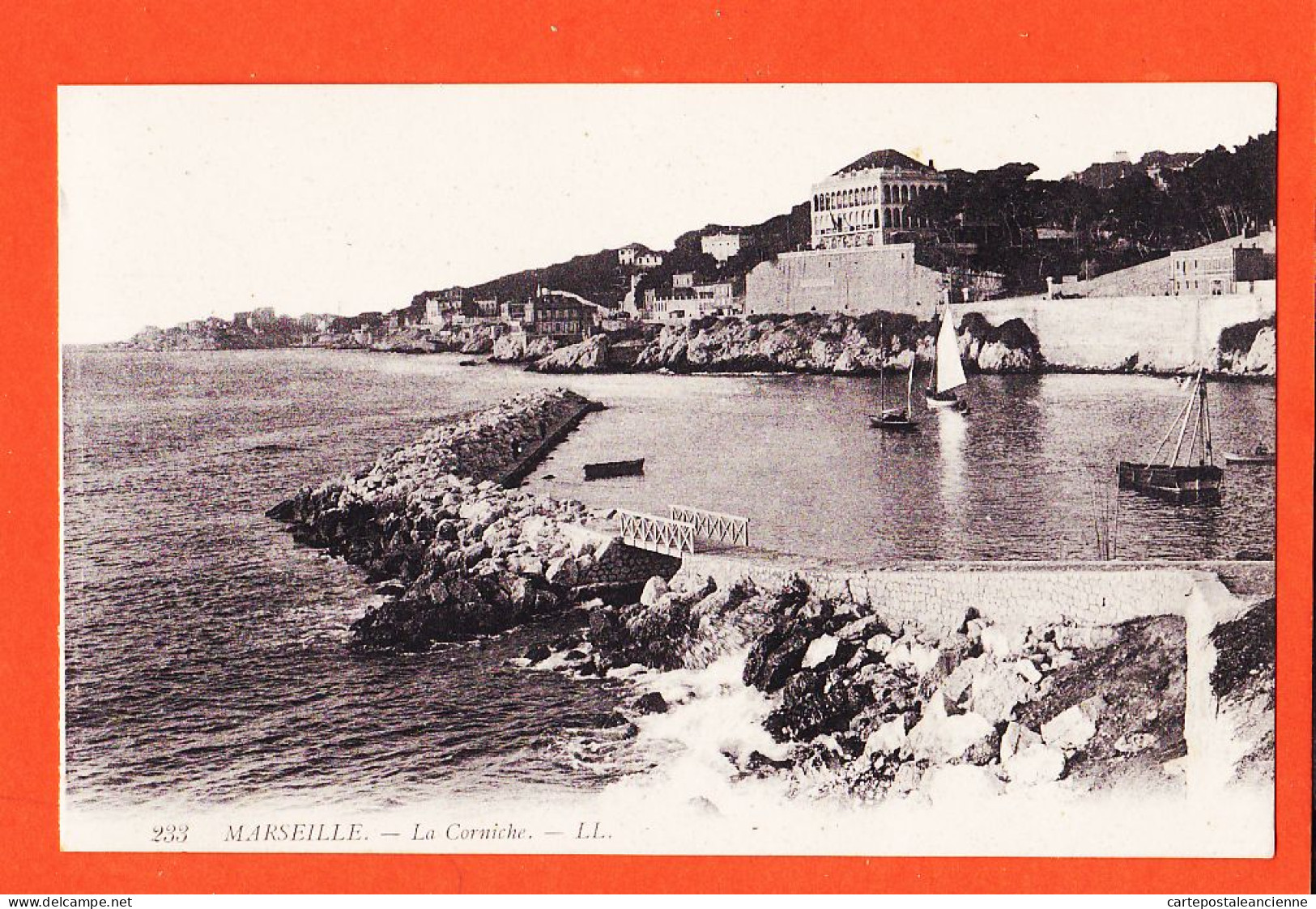 10740 ● ( Etat Parfait ) MARSEILLE (13) La Corniche 1910s LEVY 233 - Endoume, Roucas, Corniche, Strände