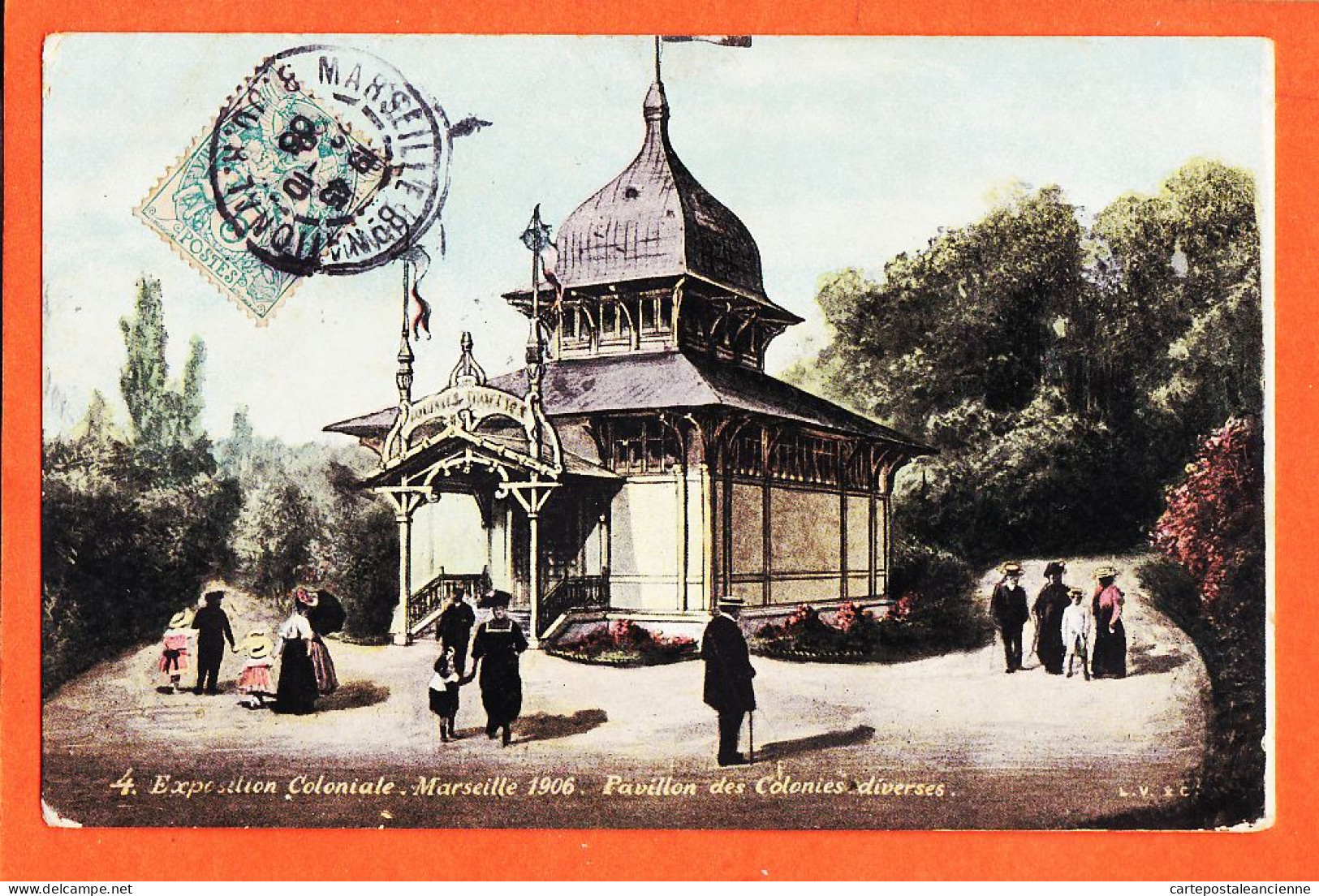 10713 ● Aqua-Photo L.V 4 MARSEILLE Exposition Coloniale 1906 Pavillon COLONIES DIVERSES à Honoré VILAREM-LEOPOLD VERGER - Kolonialausstellungen 1906 - 1922