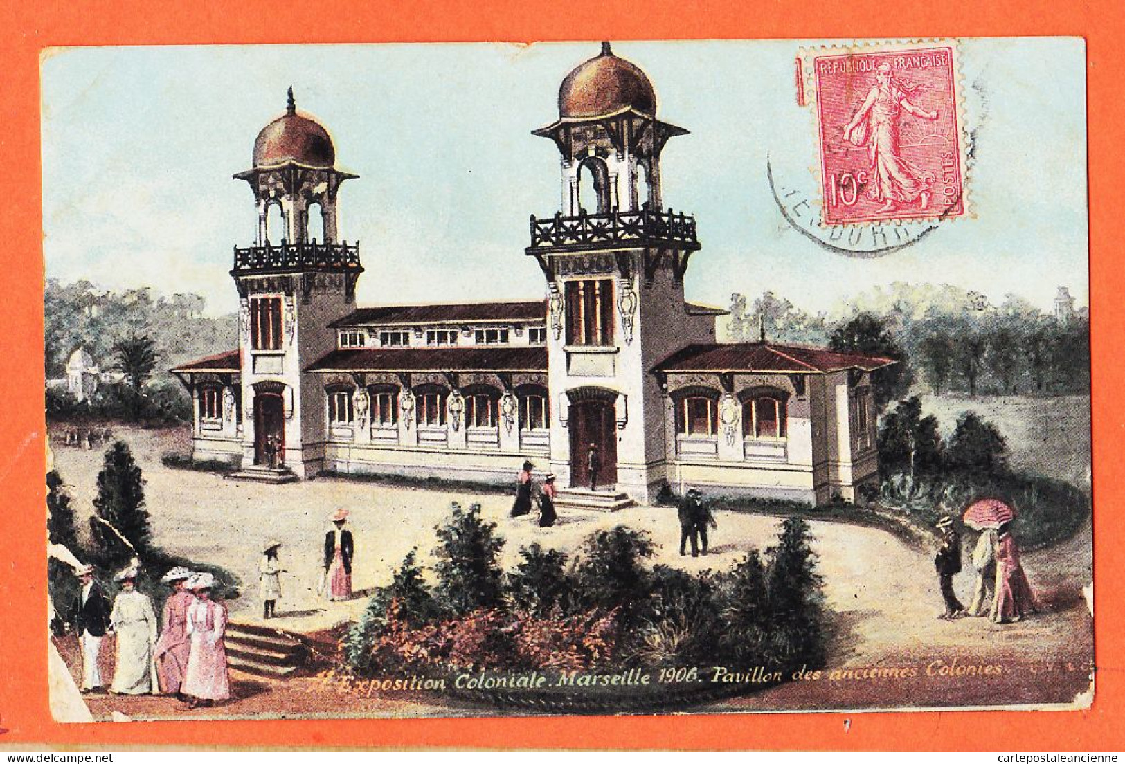 10717 ● Aqua-Photo L.V 11 MARSEILLE Exposition Coloniale 1906 Pavillon Anciennes COLONIES à VILAREM-LEOPOLD VERGER - Mostre Coloniali 1906 – 1922