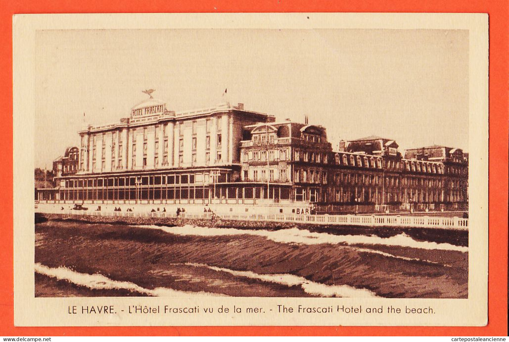 10941 / ( Etat Parfait ) LE HAVRE 76-Seine Maritime Hotel FRASCATI (1839-1944) Vu De La Mer Beach 1920s - Alb JARACH - Unclassified