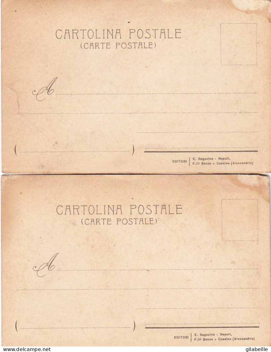 POMPEI  - Lot 2 Cartes  - Litho - Pompei