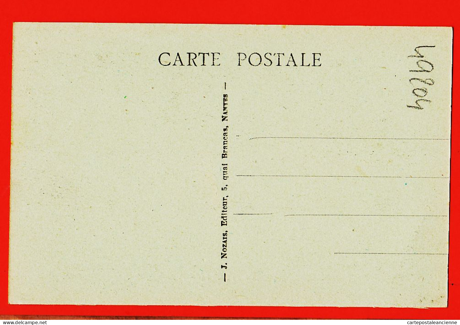 10638 ● ( Etat Parfait ) AURAY 56-Morbihan Vieille Maison Près Du Port 1910s NOZAIS 26 - Auray