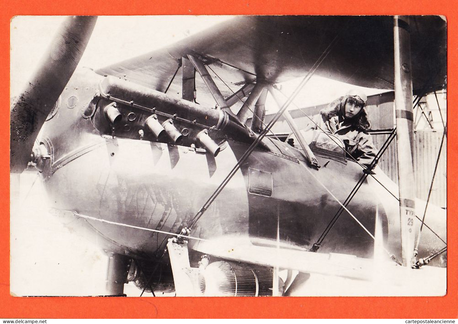 10790 ♥️ (•◡•) Superbe Carte-Photo NIEUPORT-DELAGE NiD.29 ISTRES-AVIATION Aviateur DELFAU Cpavion 1930s - Istres