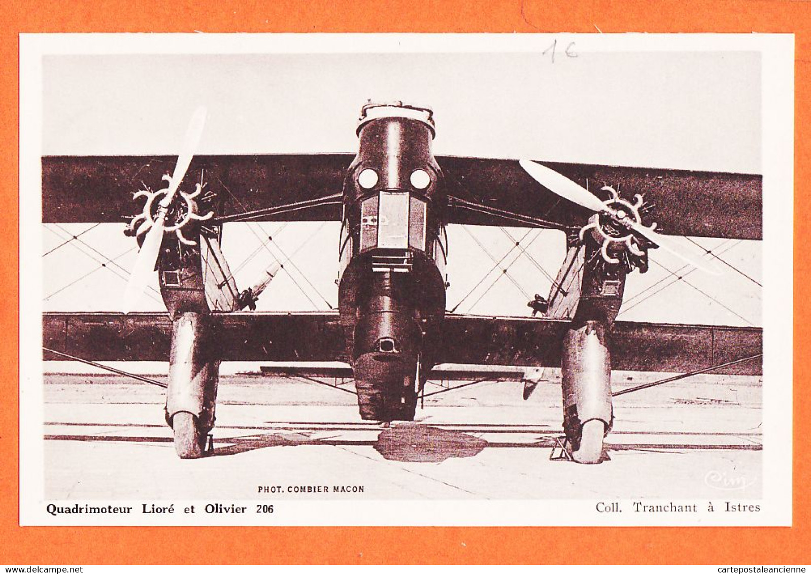 10785 ● Etat Parfait-ISTRES-AVIATION (13) Quadrimoteur LIORE Et OLIVIER 206 Collection TRANCHANT Photo COMBIER - Istres