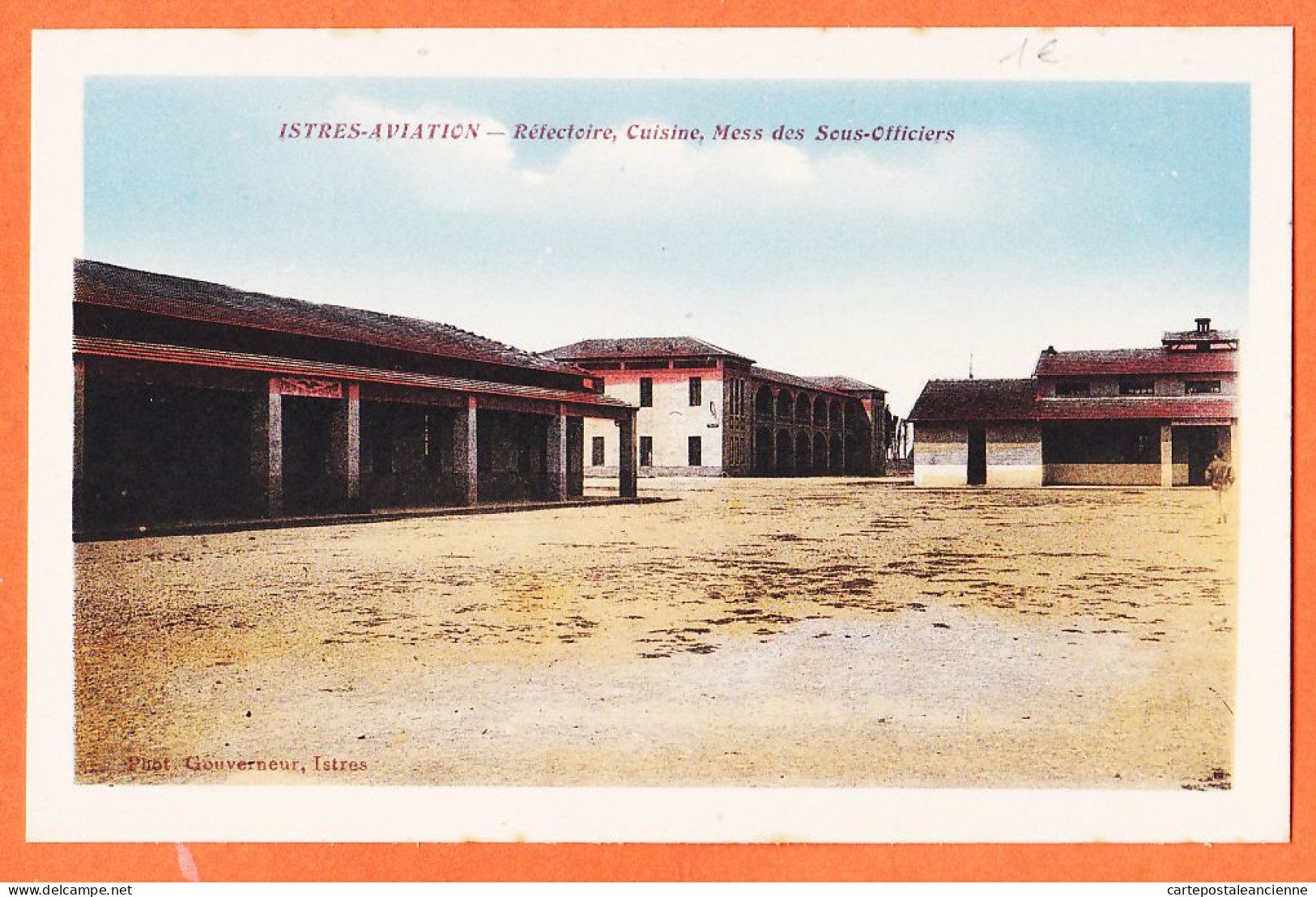 10777 ● ISTRES-AVIATION (13) Réfectoire Cuisine Mess Des Sous-Officiers Camp 1930s Photo GOUVERNEUR ( Etat PARFAIT ) - Istres