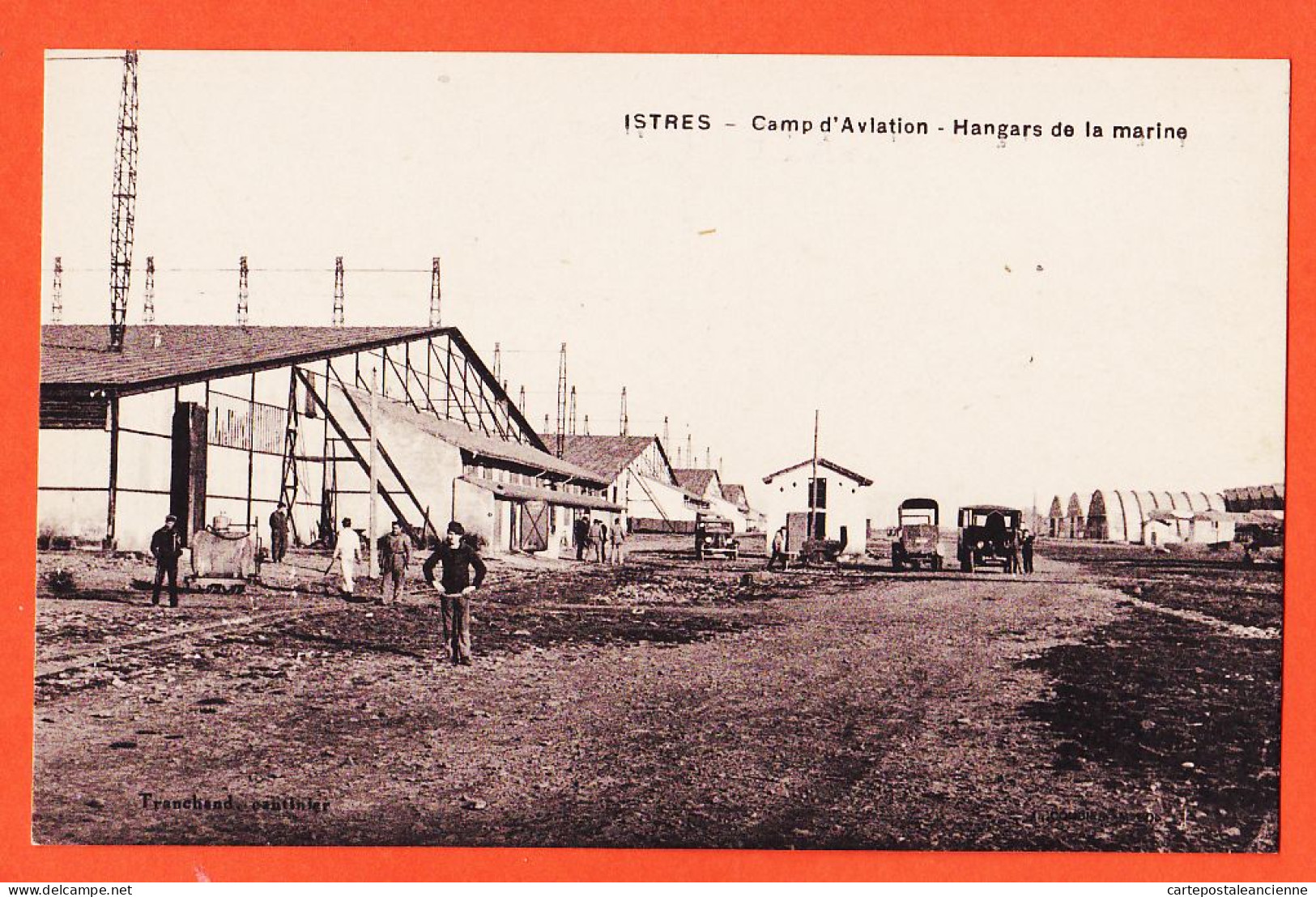 10780 ● ISTRES (13) Camp D' AVIATION Hangars De La MARINE 1920s TRANCHAND Cantinier Bouches-du-Rhone - Istres