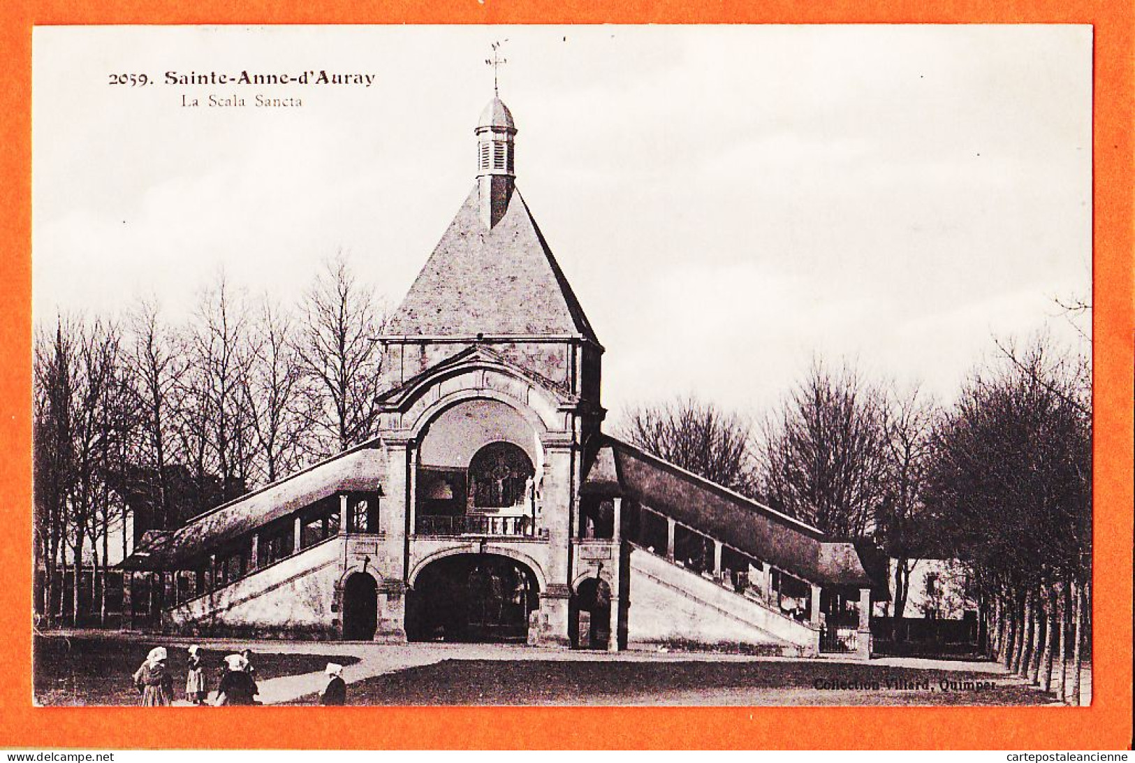 10613 ● SAINT-ANNE-D'AURAY (56) La SCALA SANCTA  Escalier Saint Construit En 1662 Morbihan 1910s St-VILLARD 2059 - Sainte Anne D'Auray