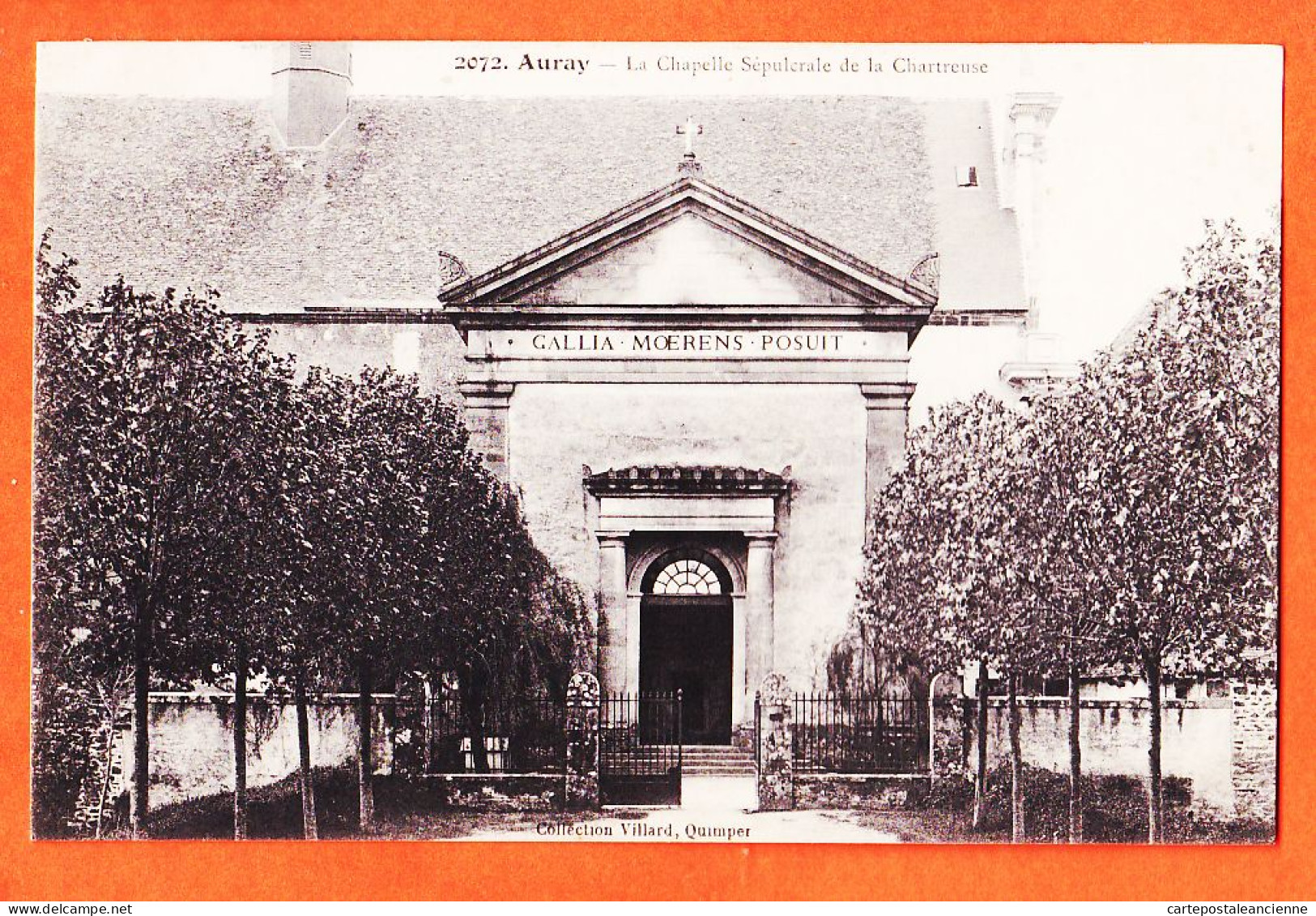 10637 ● AURAY (56) Chapelle SEPULCRALE De La CHARTREUSE Morbihan 1910s St-VILLARD 2072 - Auray