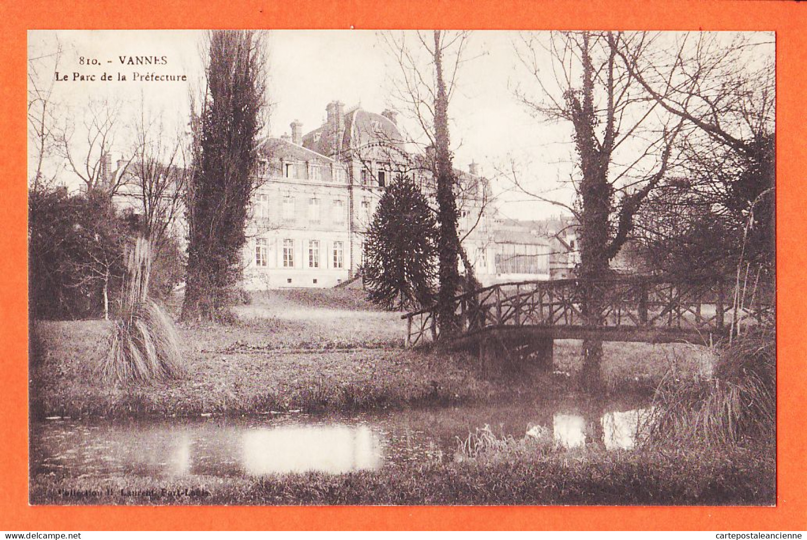 10602 ● VANNES 56-Morbihan Le Parc De La Préfecture 1910s Collection LAURENT Port-Louis 810 - Vannes