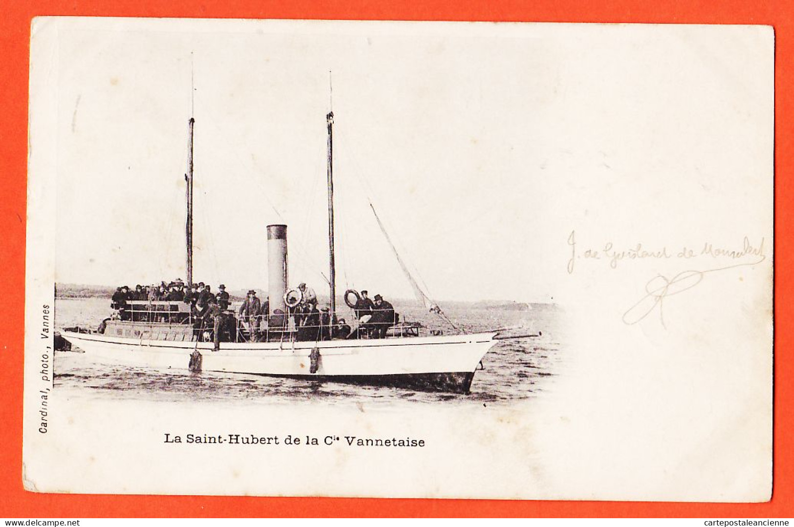 10603 ● ● VANNES 56-Morbihan  LA SAINT-HUBERT De La Cie VANNETAISE Cpbat 1900 à DOCHE Rue St Esprit Bergerac - Vannes