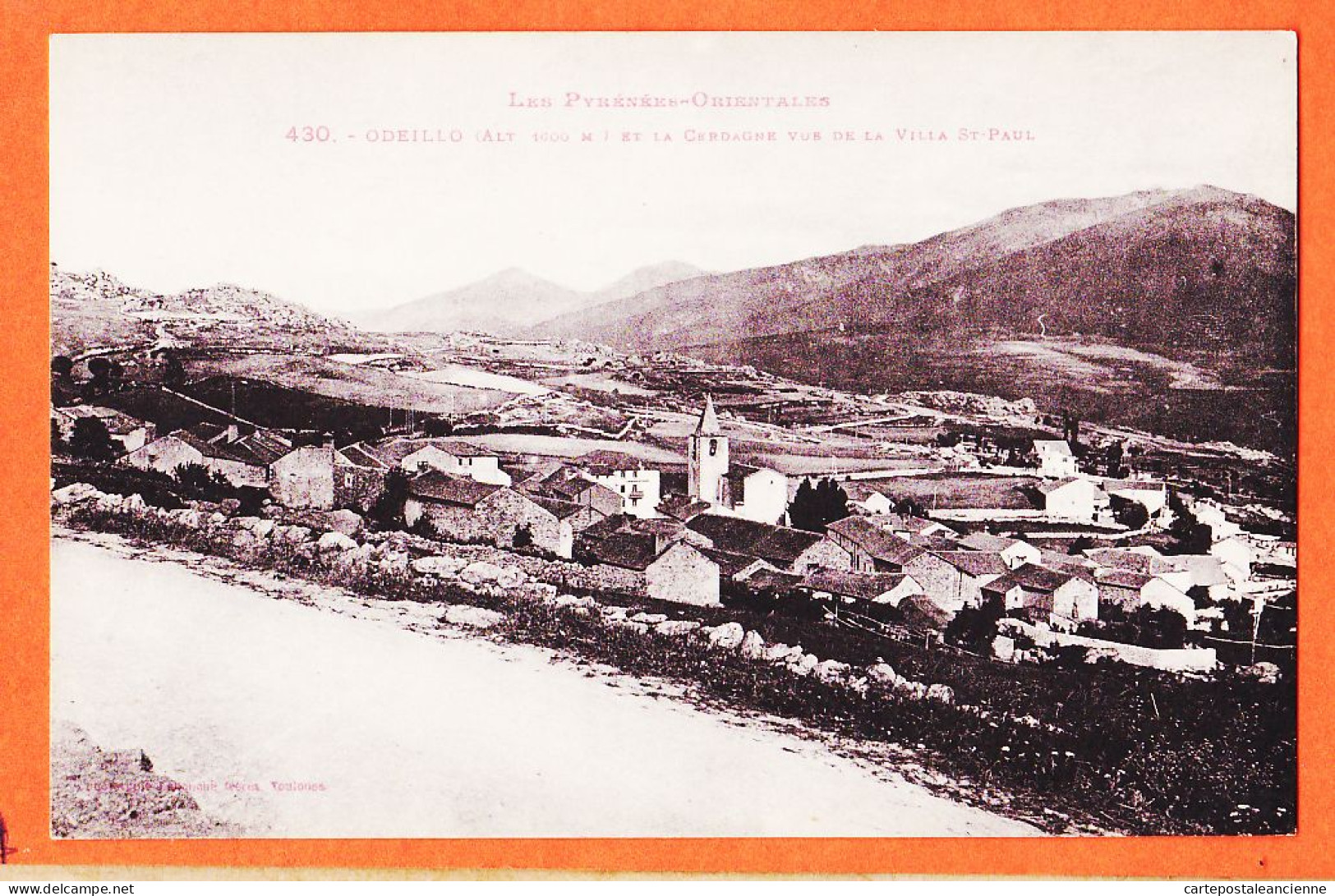 10512 ● ● Peu Commun ODEILLO (66) CERDAGNE Vue Villa SAINT-PAUL St Altitude 1600 P-Orientales 1910s- LABOUCHE 430 - Autres & Non Classés