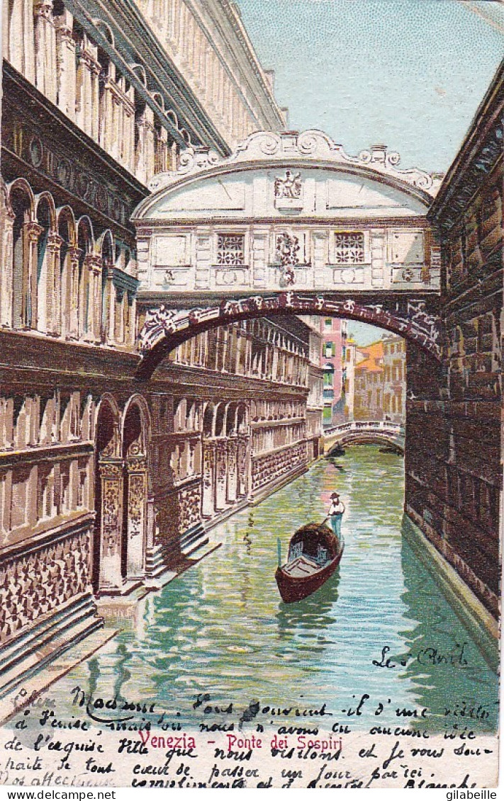 VENEZIA - Ponte Dei Sospiri - Litho 1903 - Venezia (Venice)