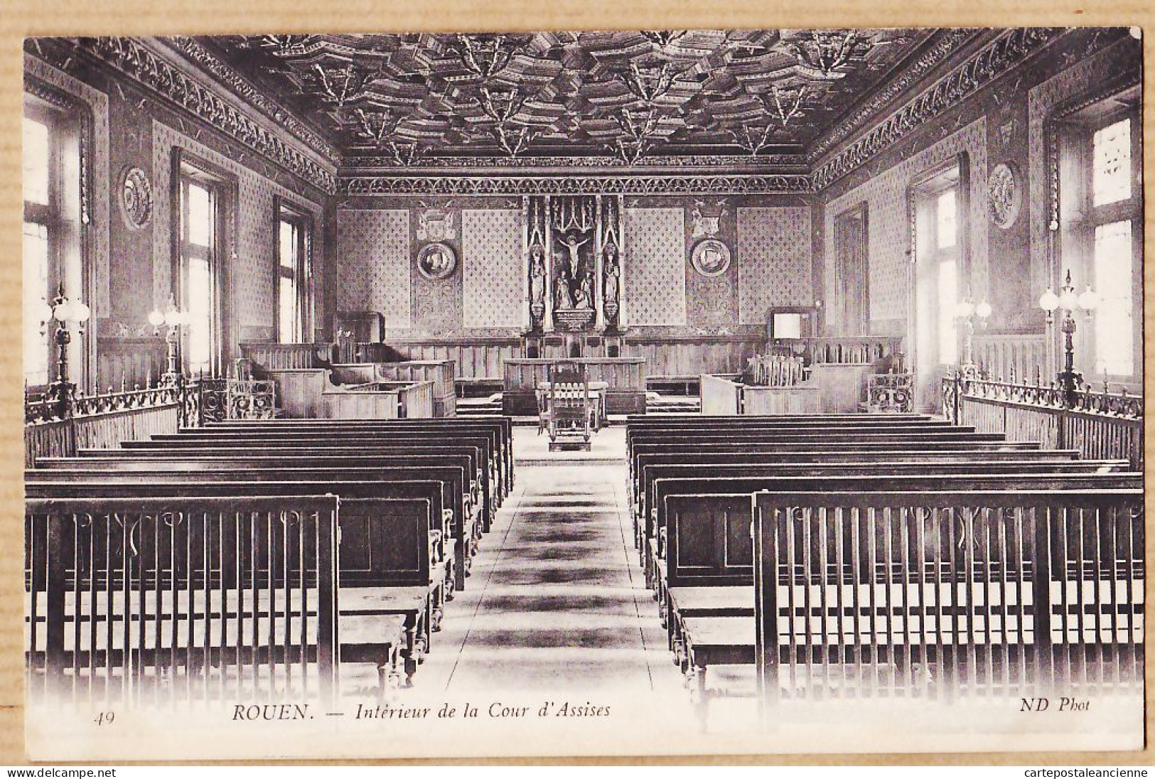 10841 / ROUEN Intérieur De La Cour D'Assises Seine-Maritime 1910s NEURDEIN 49- Etat PARFAIT - Rouen
