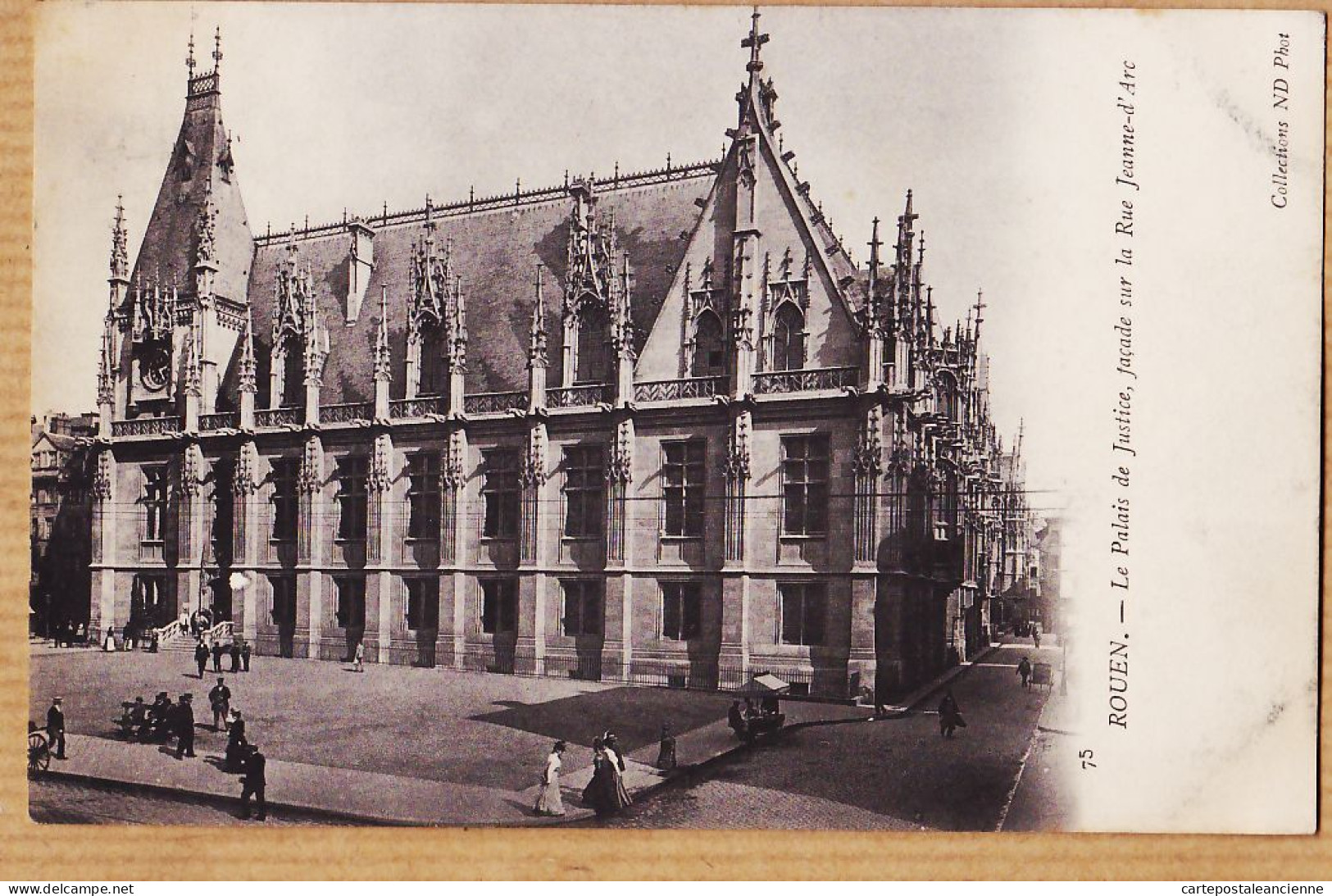 10883 / ROUEN Le Palais De Justice Façade Sur La Rue JEANNE-d'ARC Seine-Maritime 1910s NEURDEIN 75 - Rouen