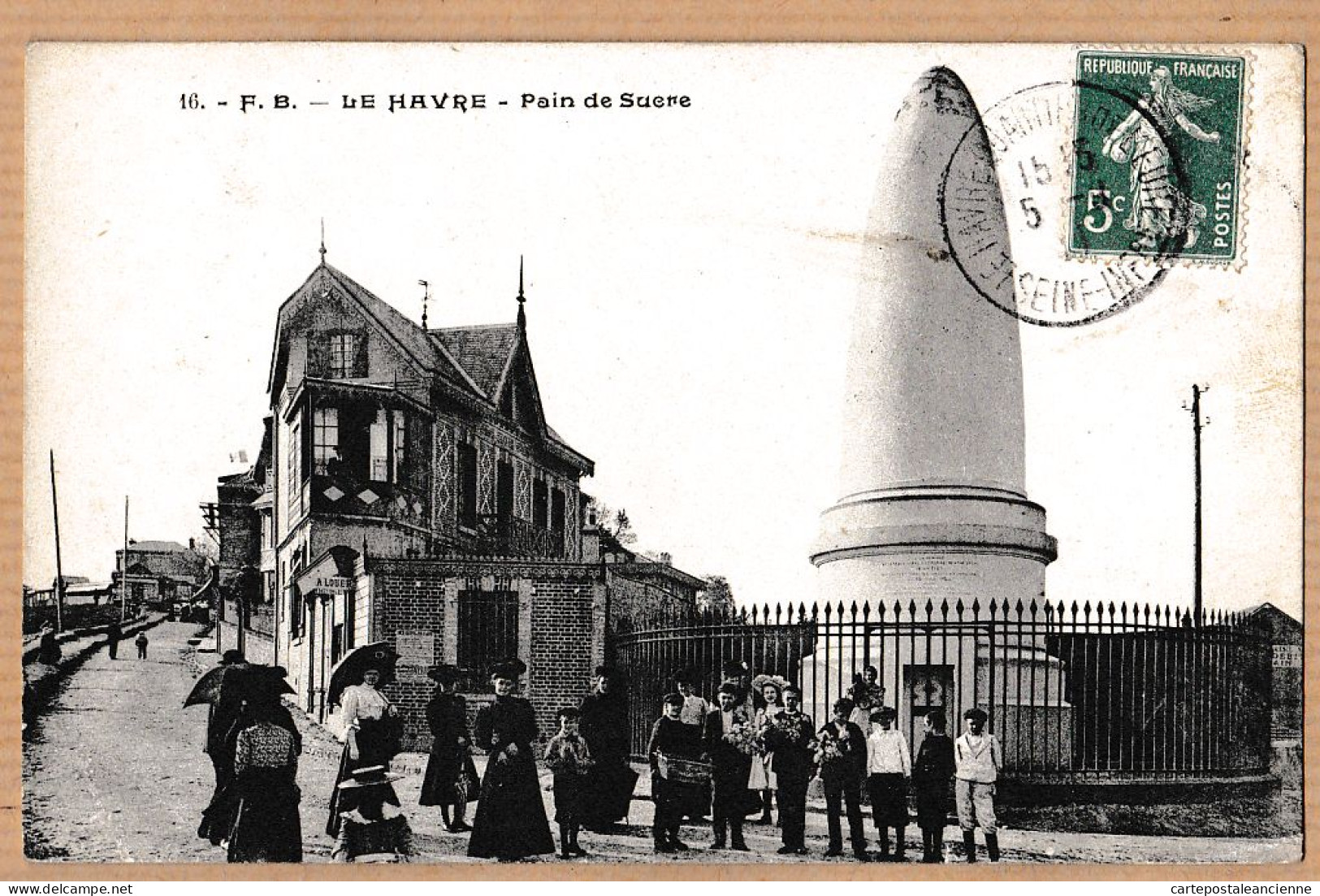 10905 / LE HAVRE Le PAIN De SUCRE Animation Enfantine 1910s à Fernand GIRAUD Rue Texel Paris- F.B 16 - Unclassified