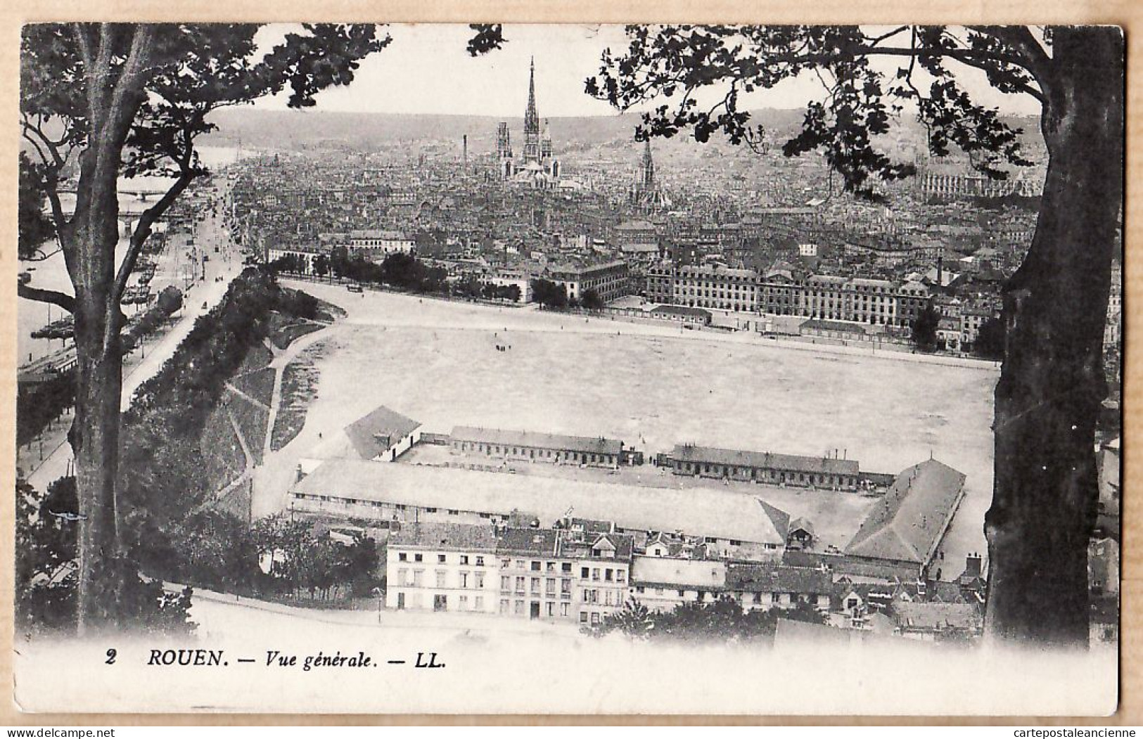 10890 / ROUEN Seine-Maritime Vue Générale Champs De La Ville 1910s  LEVY 2 - Rouen