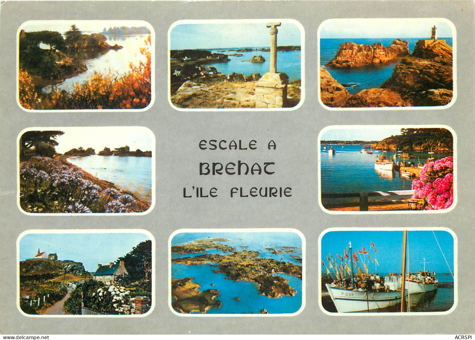 BREHAT La Cote Est La Croix Saint Michel 9(scan Recto-verso) MD2586 - Ile De Bréhat