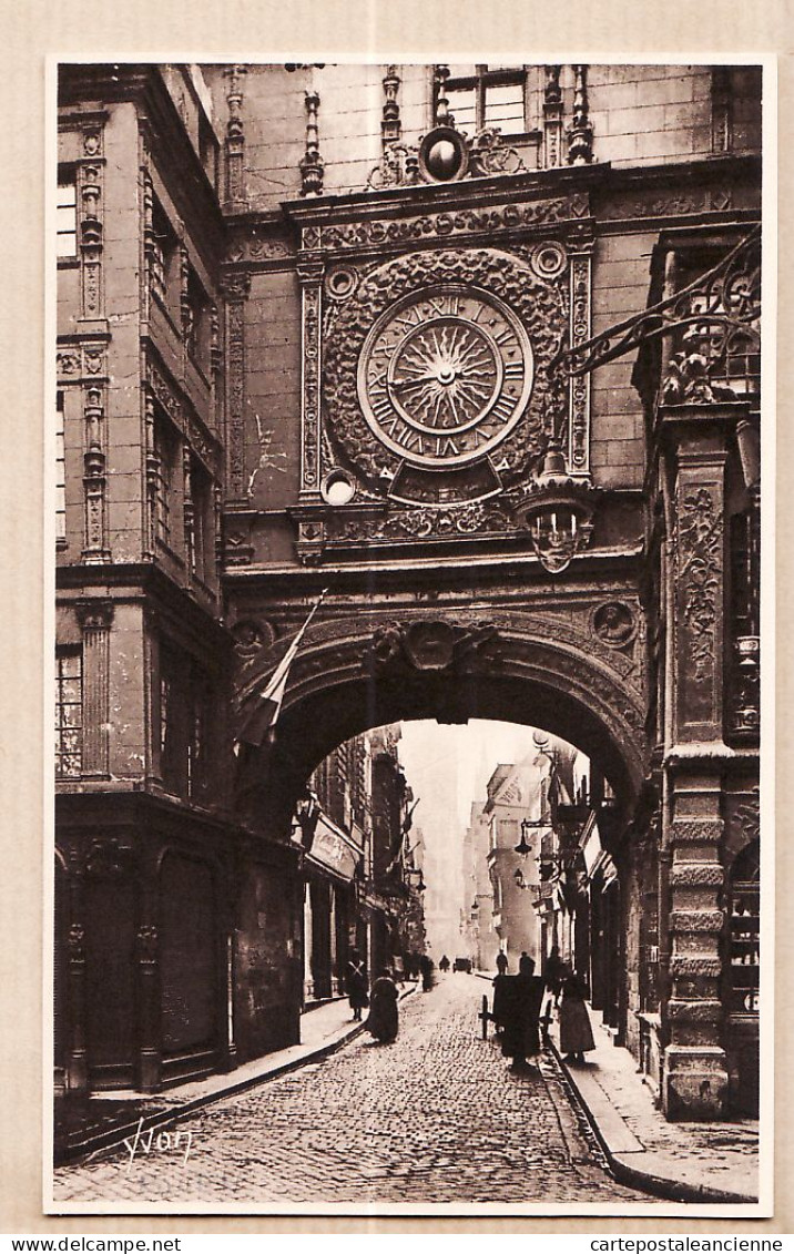 10858 / ROUEN (76)  Porte De La GROSSE HORLOGE 1930s LA DOUCE FRANCE YVON N°9 -Seine Maritime - Rouen
