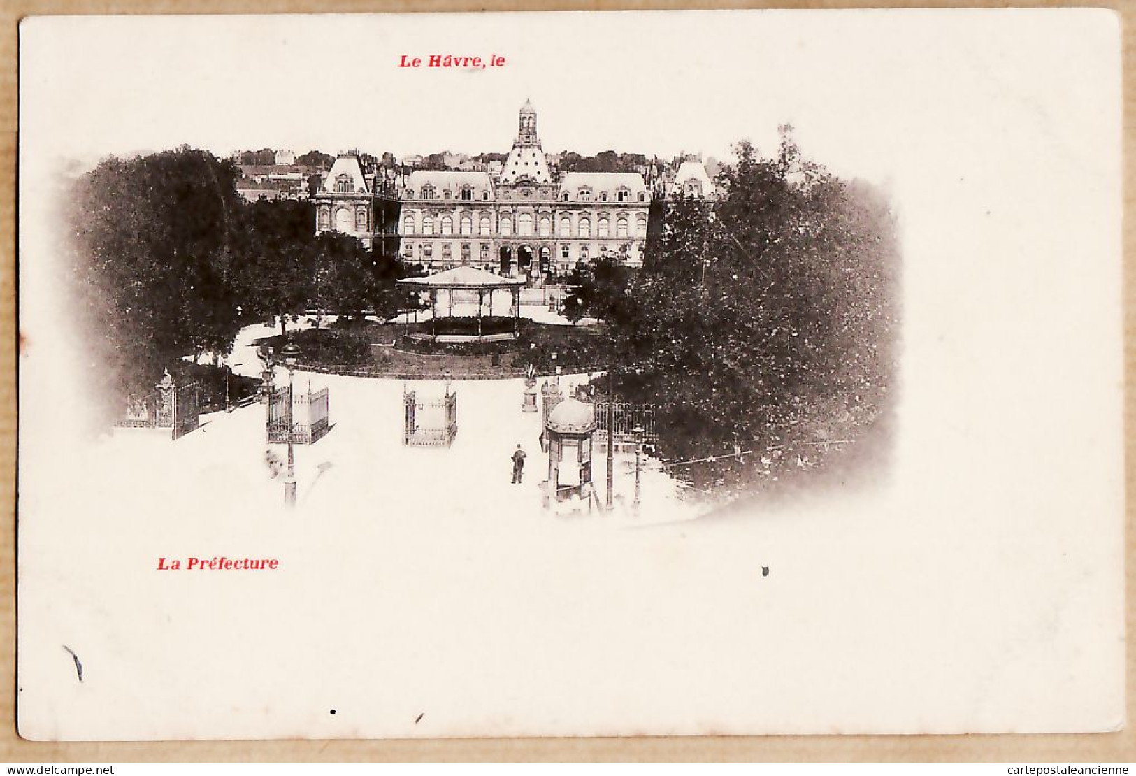 10914 / LE HAVRE (76) Kiosque à Musique La PREFECTURE Square Saint-ROCH 1890s  - Seine Maritime - Square Saint-Roch