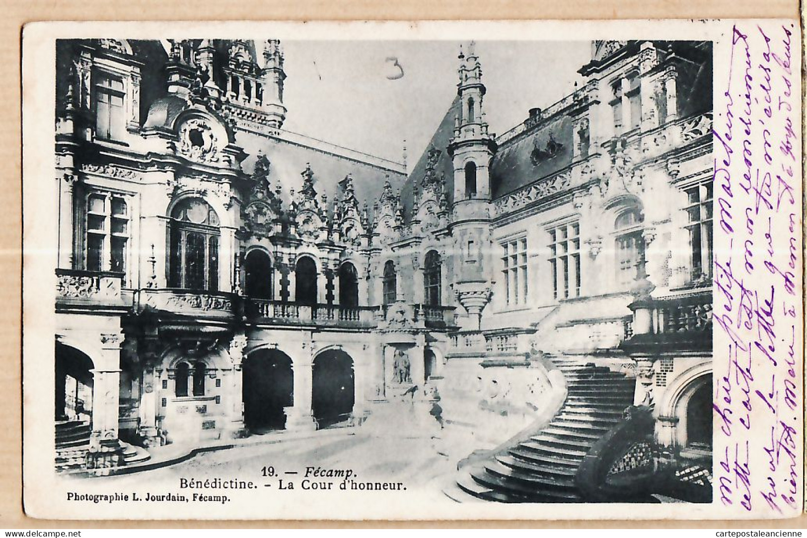 10956 / ⭐ ◉  FECAMP 76-Seine Maritime BENEDICTINE La Cour D'HONNEUR 1903 à DOIMOY Rue Restout Rouen Seine Maritime - Fécamp