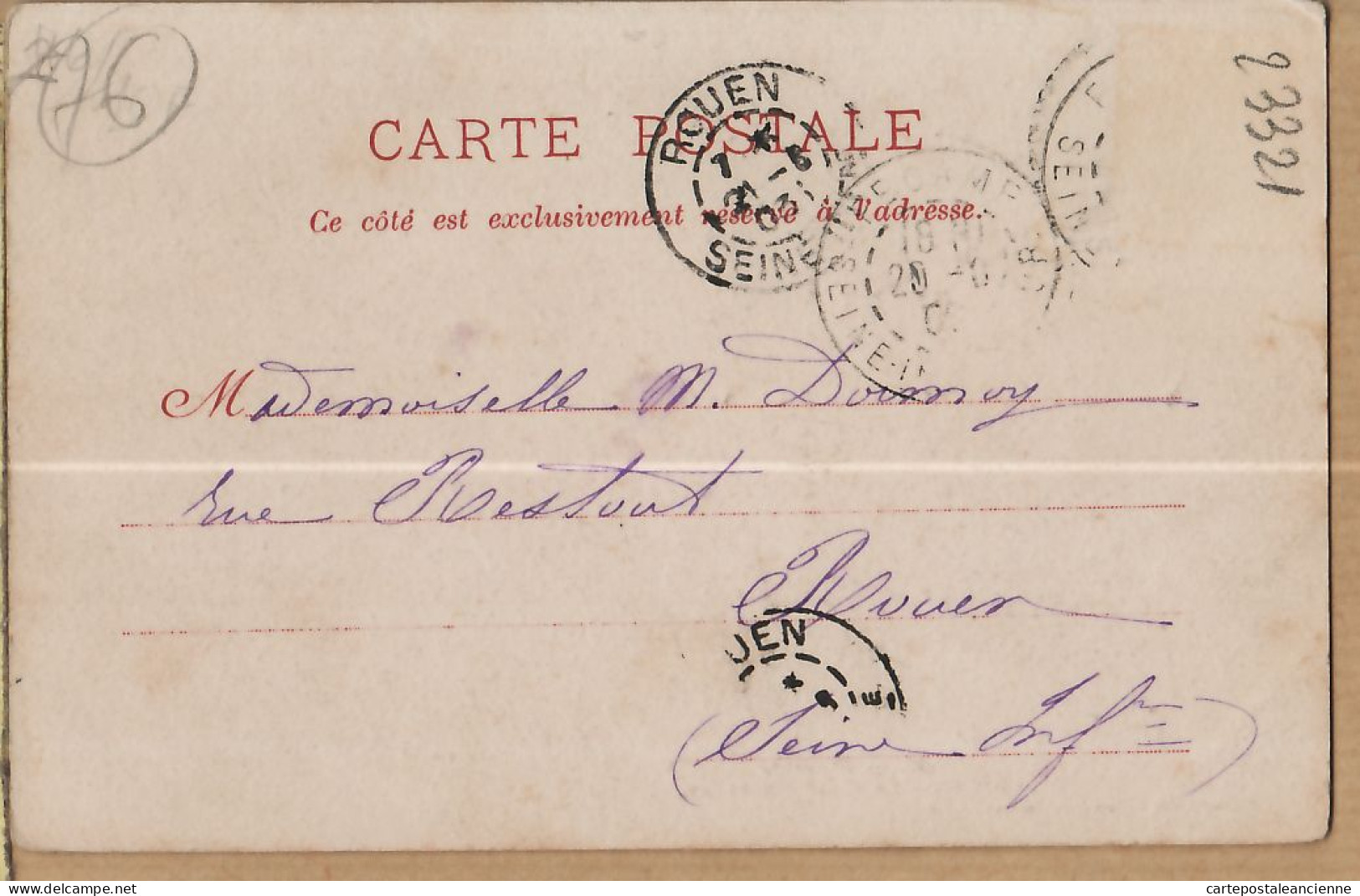 10956 / ⭐ ◉  FECAMP 76-Seine Maritime BENEDICTINE La Cour D'HONNEUR 1903 à DOIMOY Rue Restout Rouen Seine Maritime - Fécamp