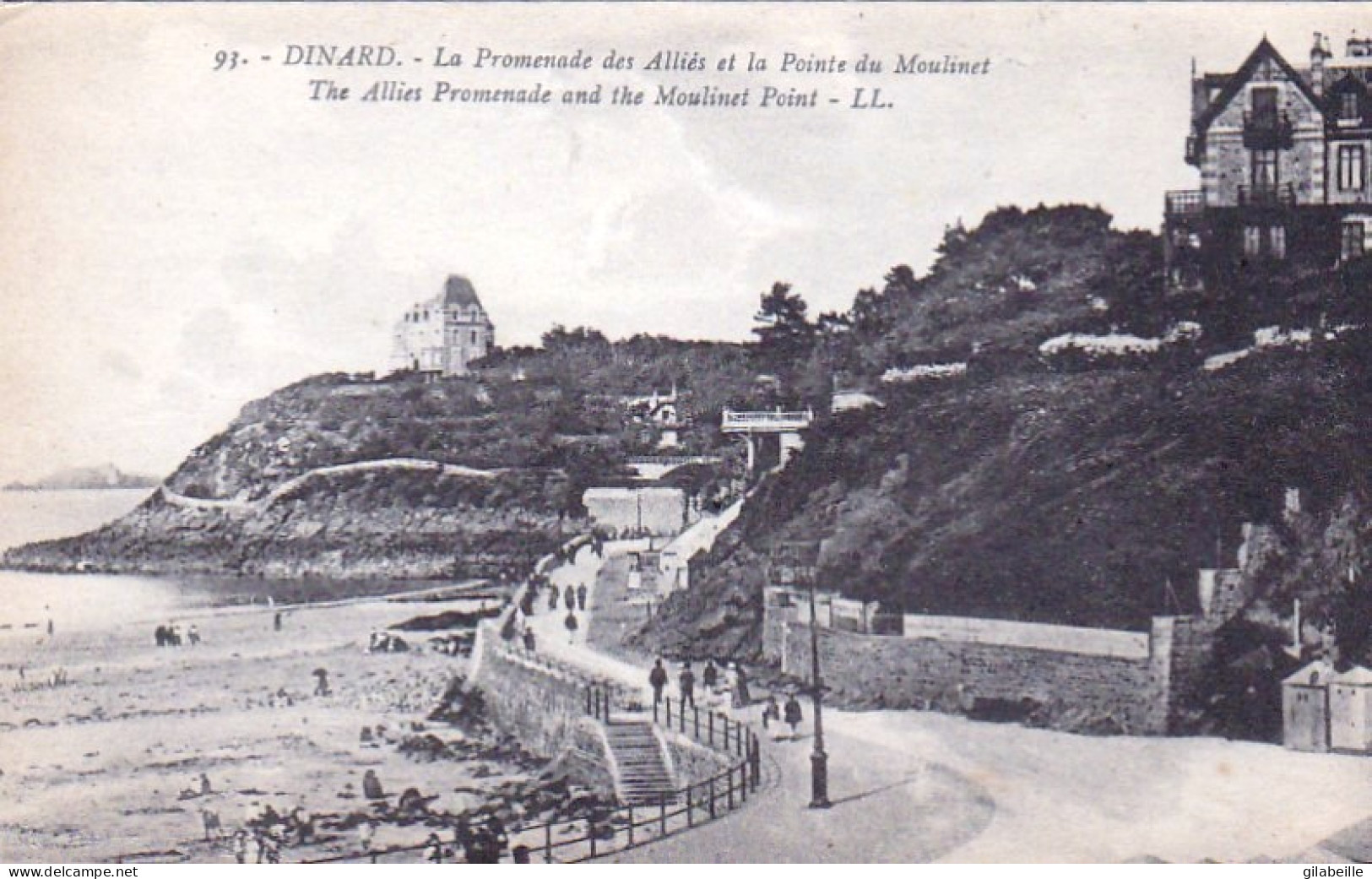 35 -  DINARD - La Promenade Des Alliés Et La Pointe Du Moulinet - Dinard