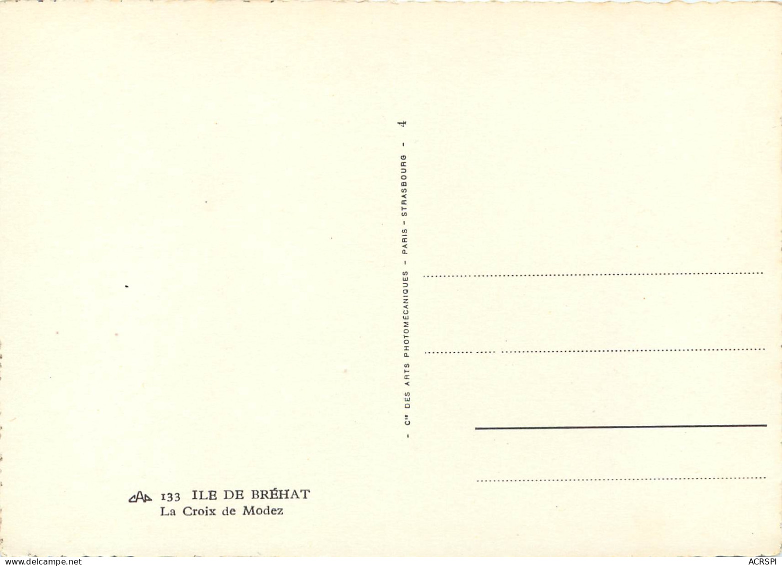 L ILE DE BREHAT La Croix De Modez 24(scan Recto-verso) MD2586 - Ile De Bréhat